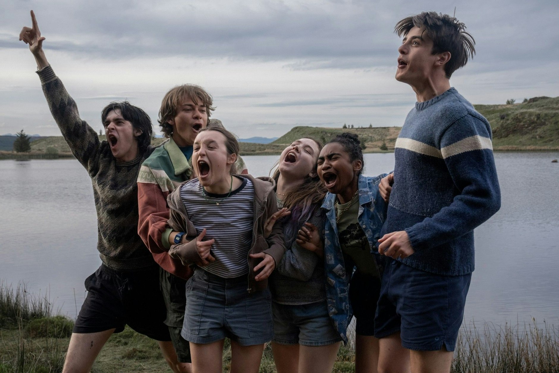 „Sunny Dancer“: der lustigste und traurigste Film, mit tollen jugen Darstellern, allen voran Bella Ramsey (3.v.l.).