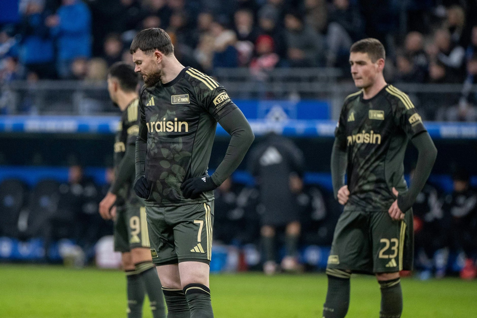 Frust ohne Ende spüren die Profis des 1. FC Union Berlin nach dem wilden und völlig unnötigen 2:3 beim Hamburger SV.