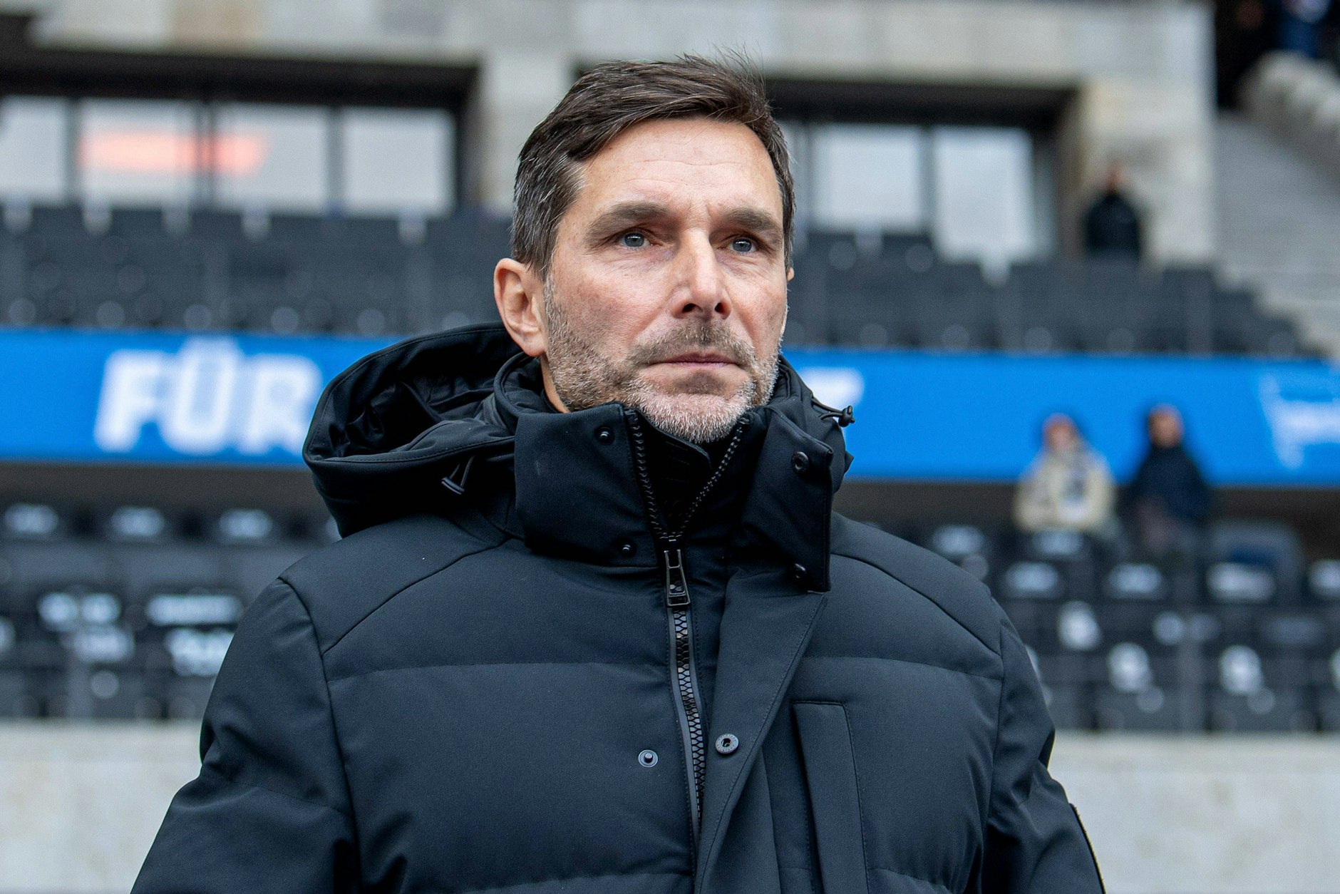 Stefan Leitl ist seit einem Jahr Cheftrainer von Hertha BSC. Schafft er noch den Aufstieg?