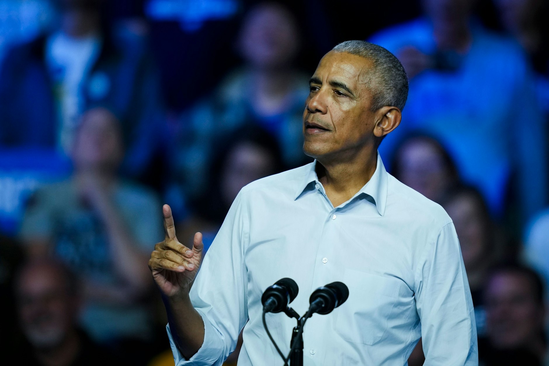 Der ehemalige US-Präsident Barack Obama wurde in einem Video Trumps als Affe dargestellt.