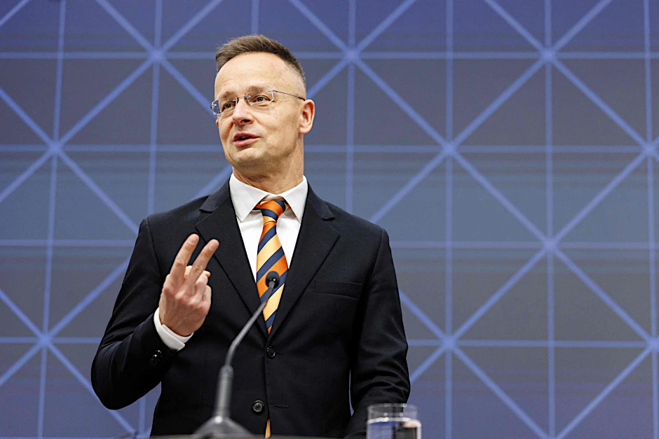 Der ungarische Außenminister Péter Szijjártó