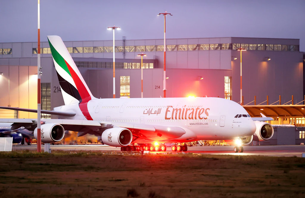Ein Airbus A380 der arabischen Fluggesellschaft Emirates: „Eine stabile Direktverbindung nach Dubai würde den Flughafen Berlin Brandenburg international sichtbar aufwerten.“
