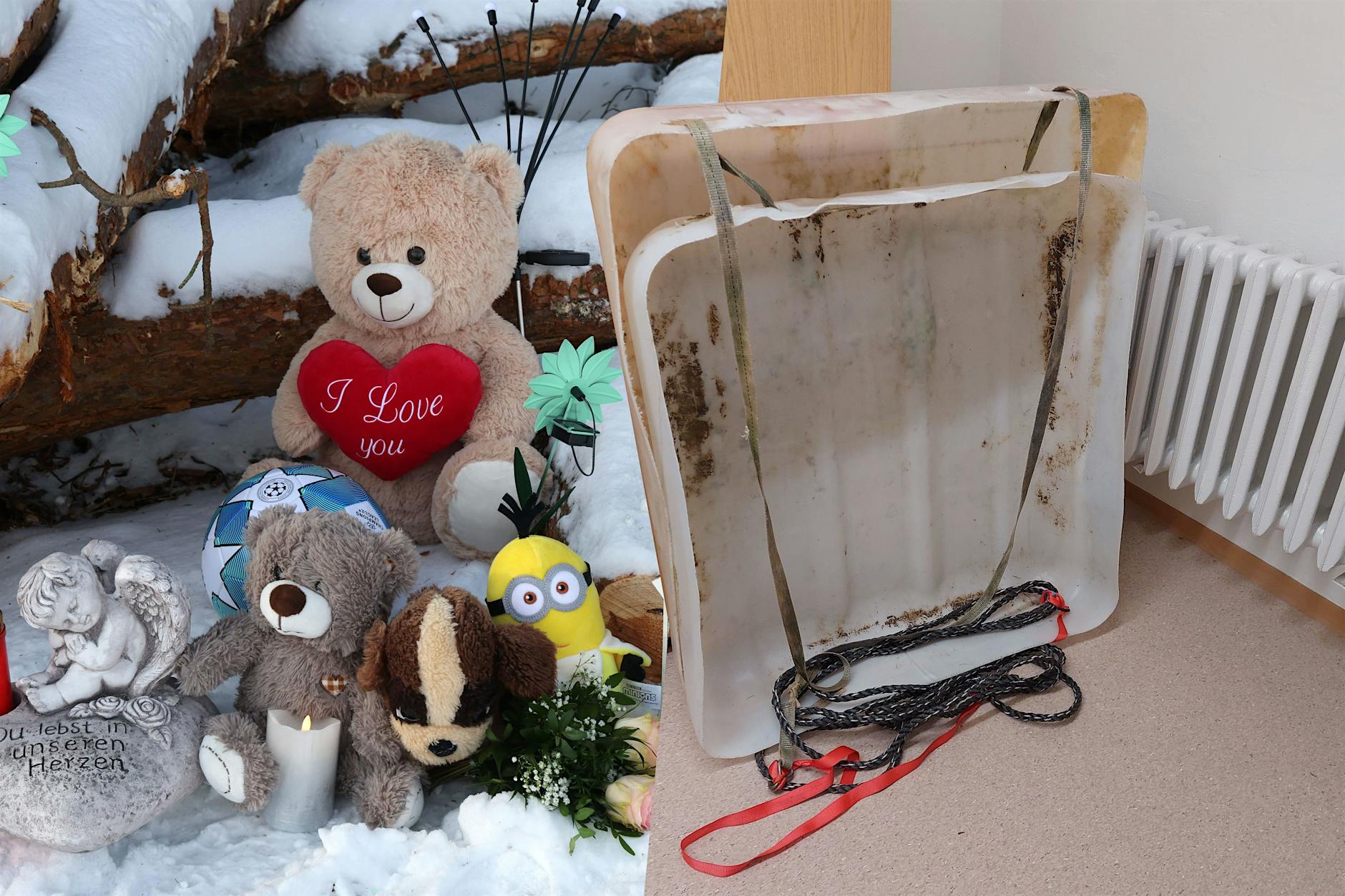 Auf diesem selbstgebauten Schlitten starb der kleine Junge (11)