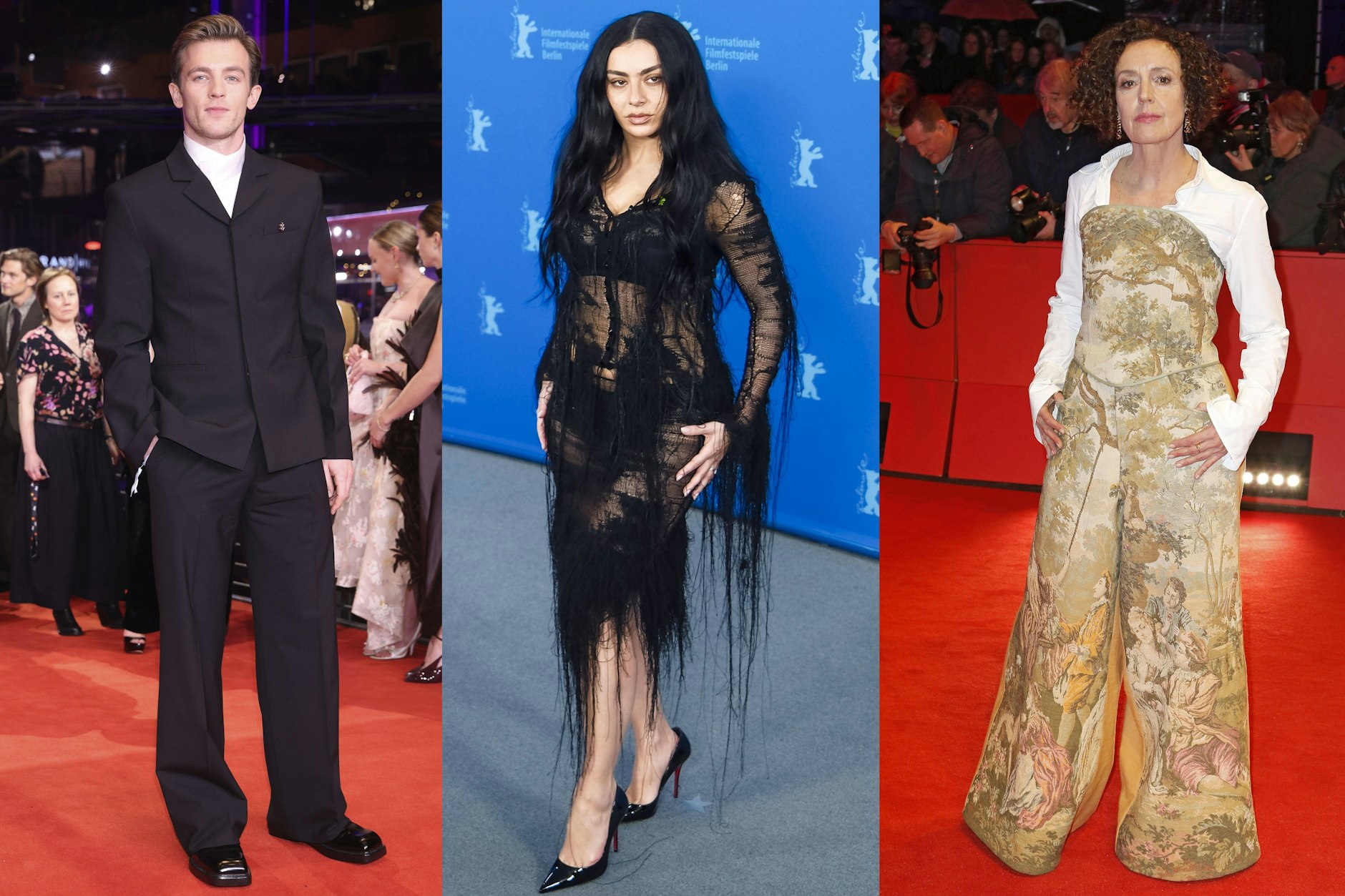 Jannis Niewöhner, Charli xcx und Maria Schrader beweisen: Deutsche Mode kann Red Carpet.