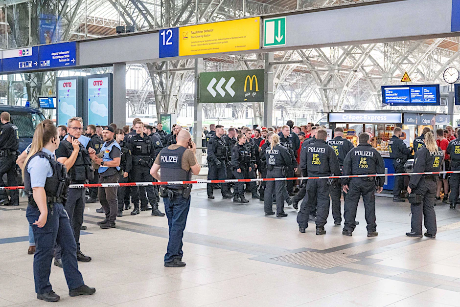Hatte trotz Polizeipräsenz 2015 die meiste Straftaten in der Bundesrepublik: Der Leipziger Hauptbahnhof.
