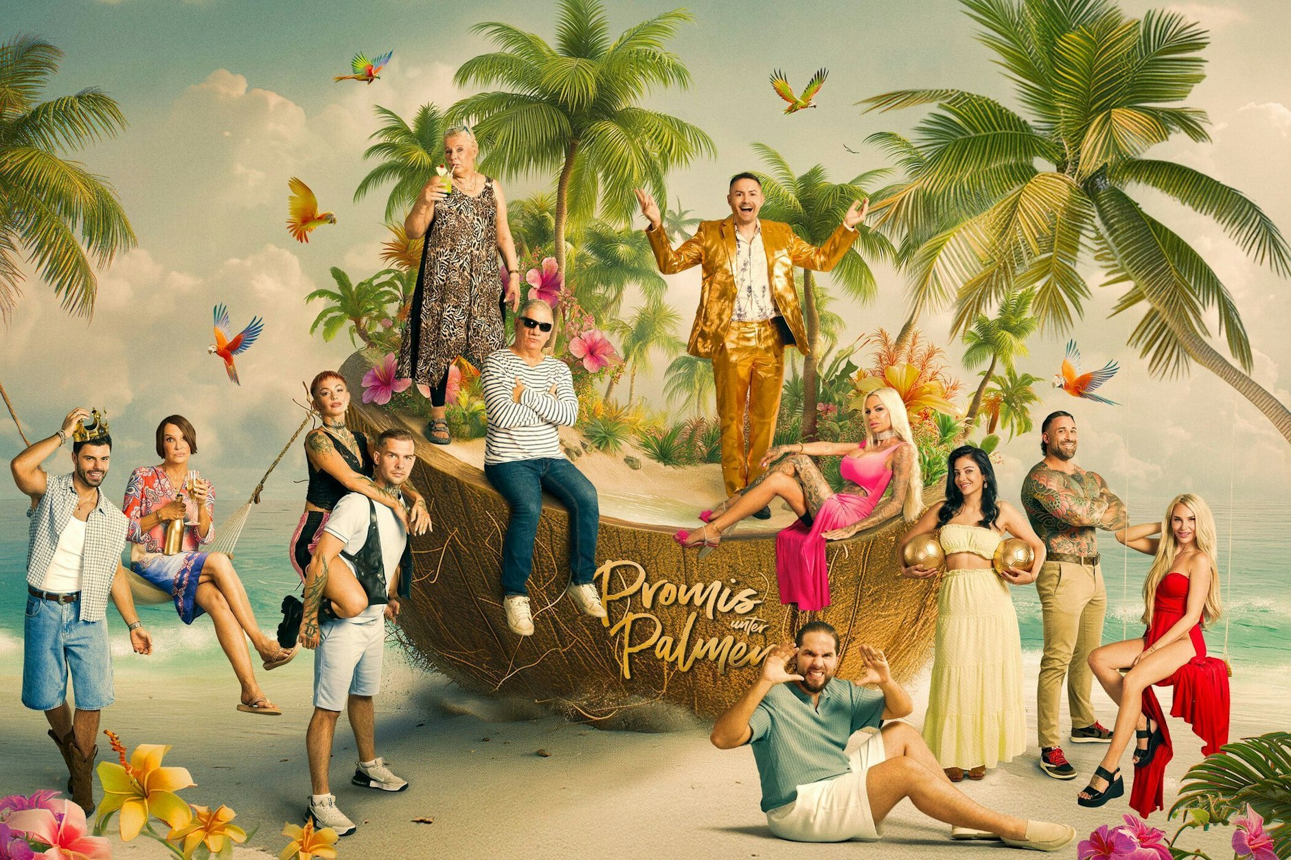 Die Kandidaten der aktuellen Staffel „Promis unter Palmen“