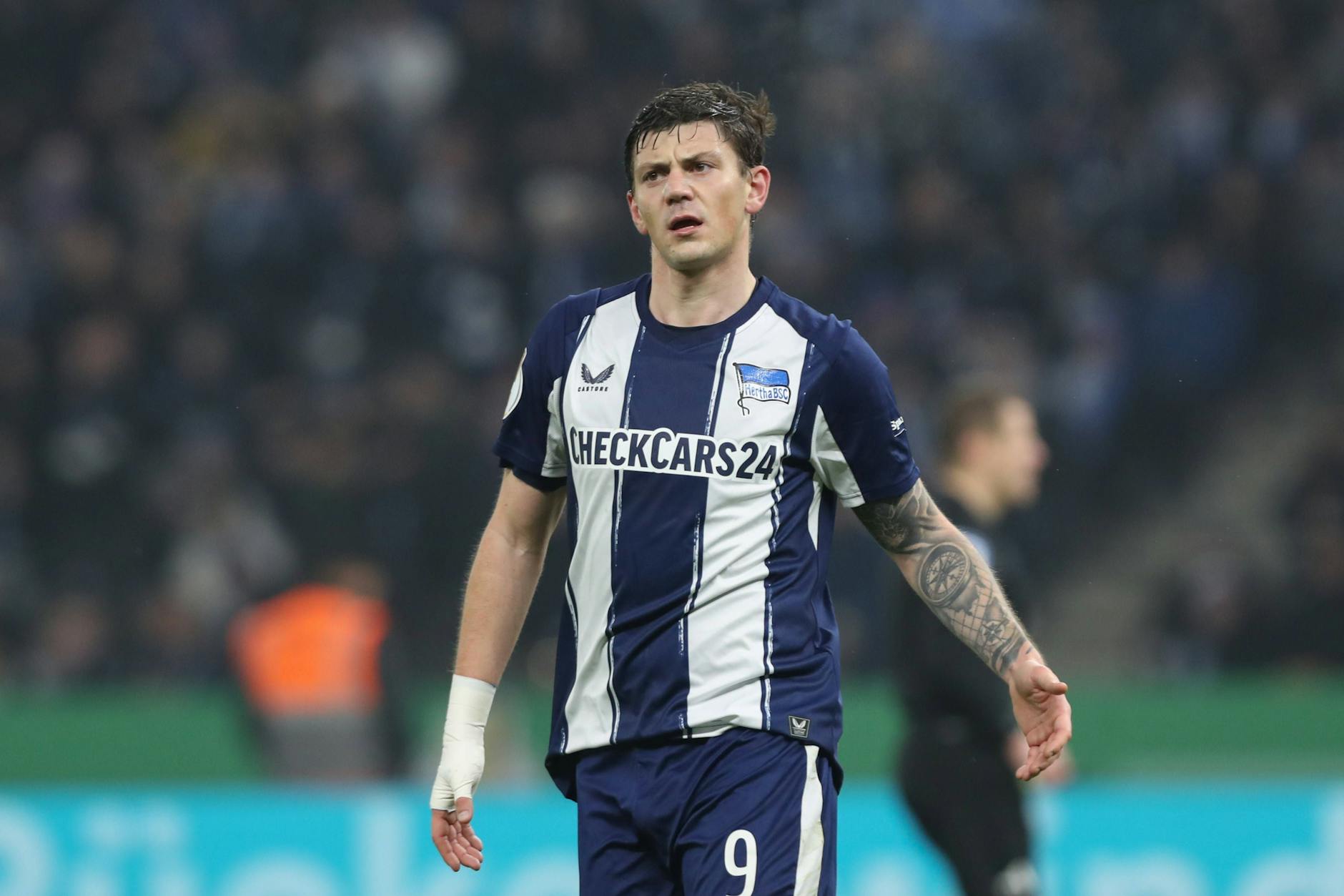 Werder-Leihgabe Dawid Kownacki hat bei Hertha BSC noch nicht so einschlagen wie erhofft.