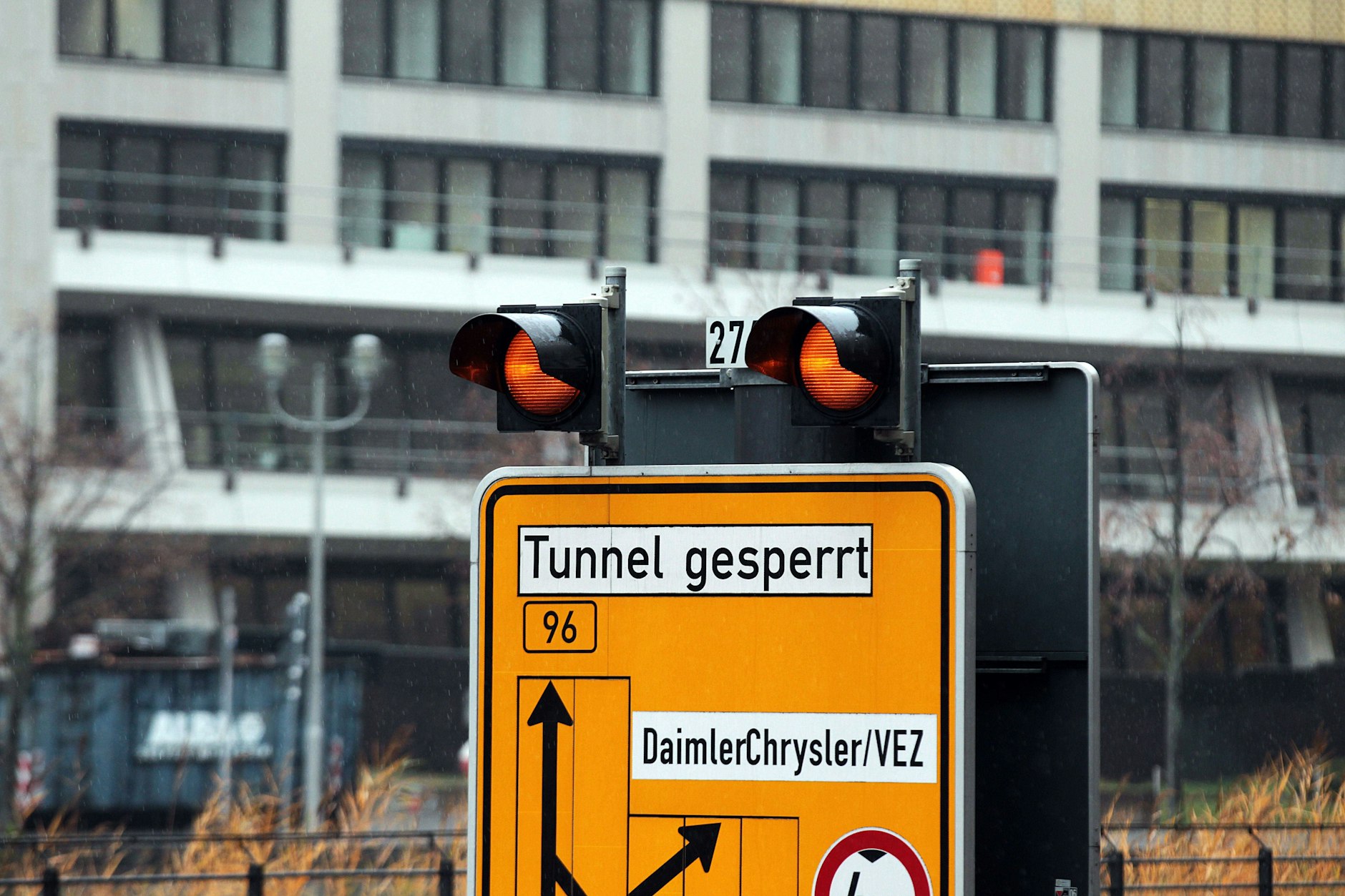 Der Tiergartentunnel bleibt bis Freitagmittag gesperrt.