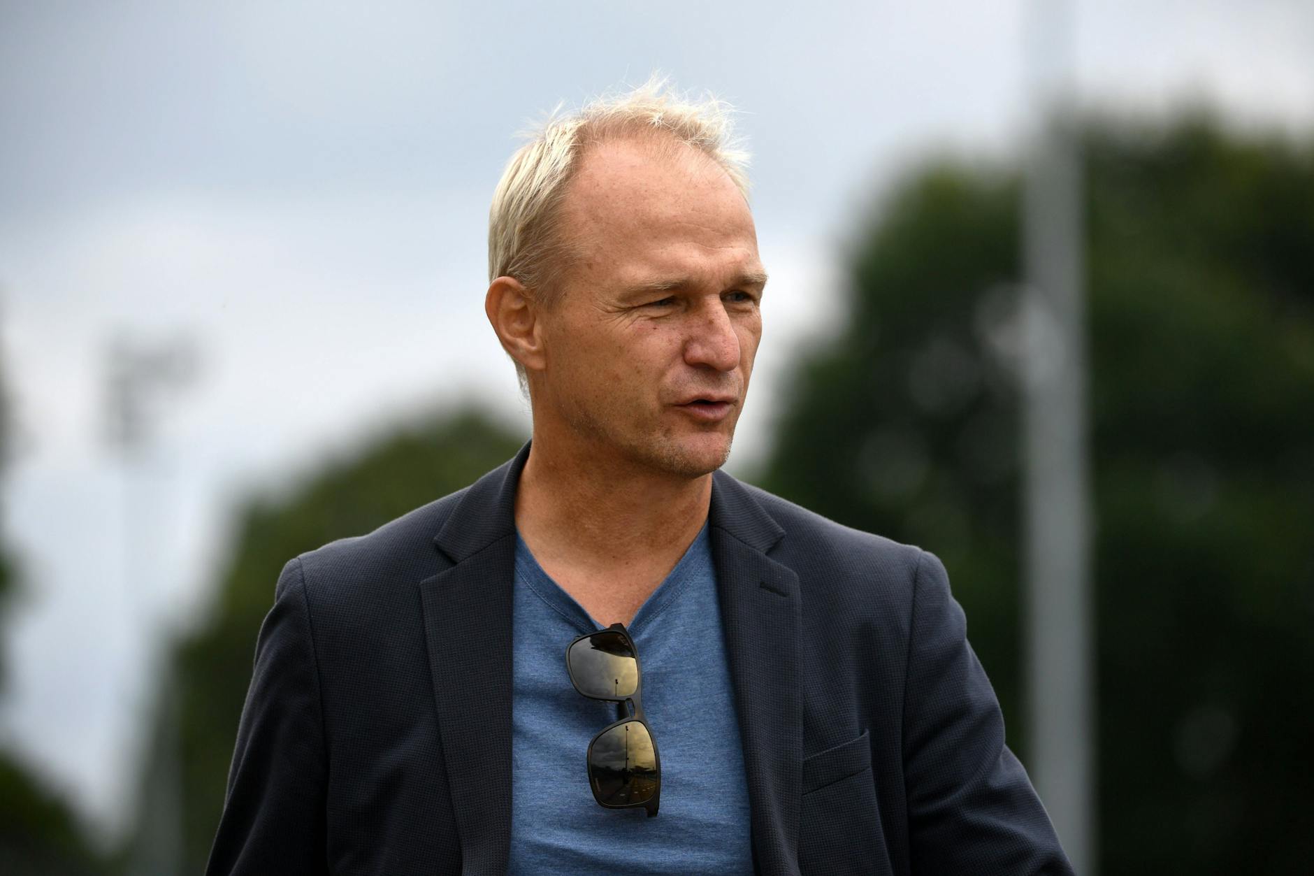 Herthas ehemaliger Kapitän Axel Kruse lederte mal wieder im RBB-Podcast los.