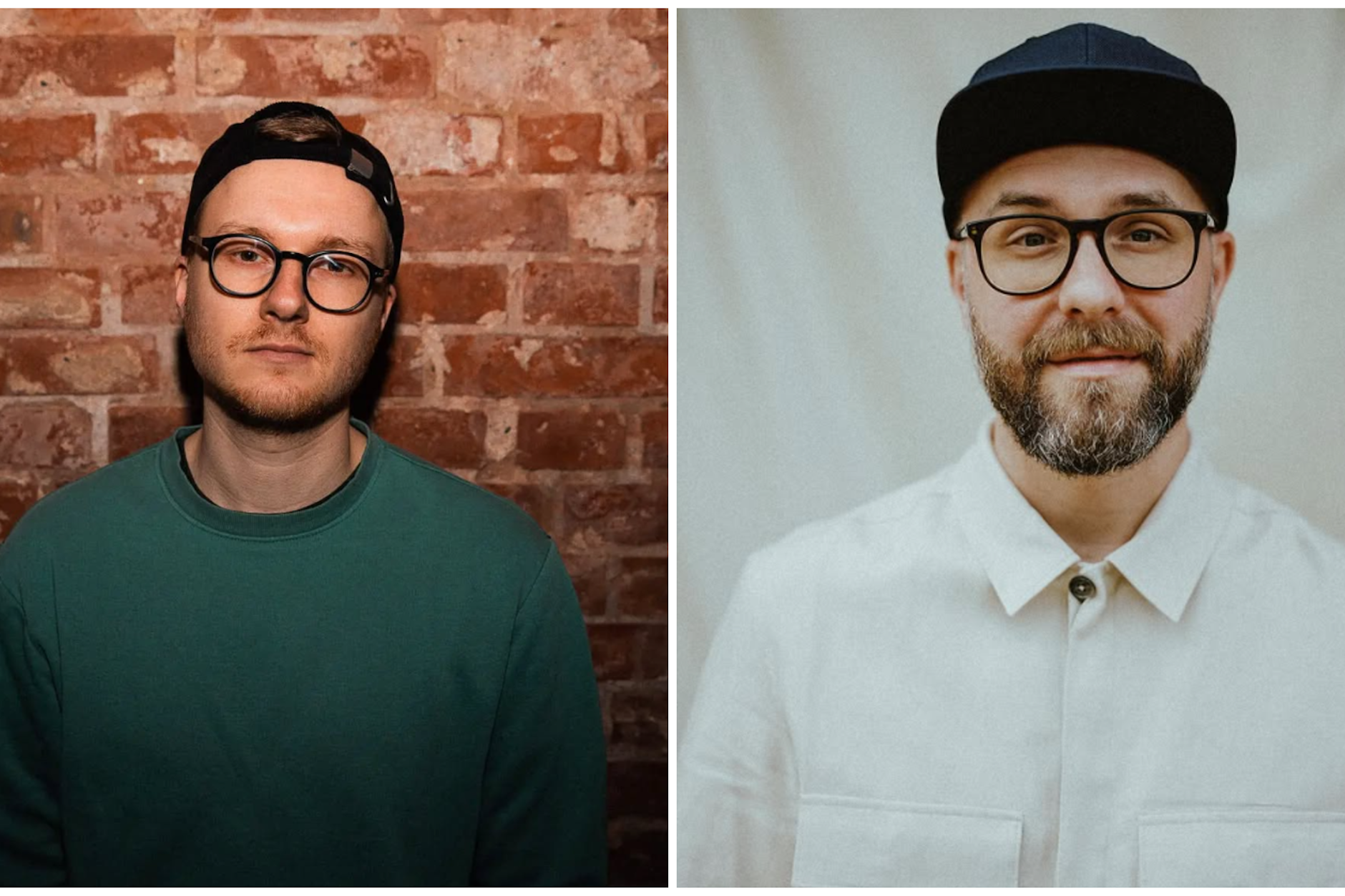 Rapper Krom und Sänger Mark Forster sehen sich zum verwechseln ähnlich.