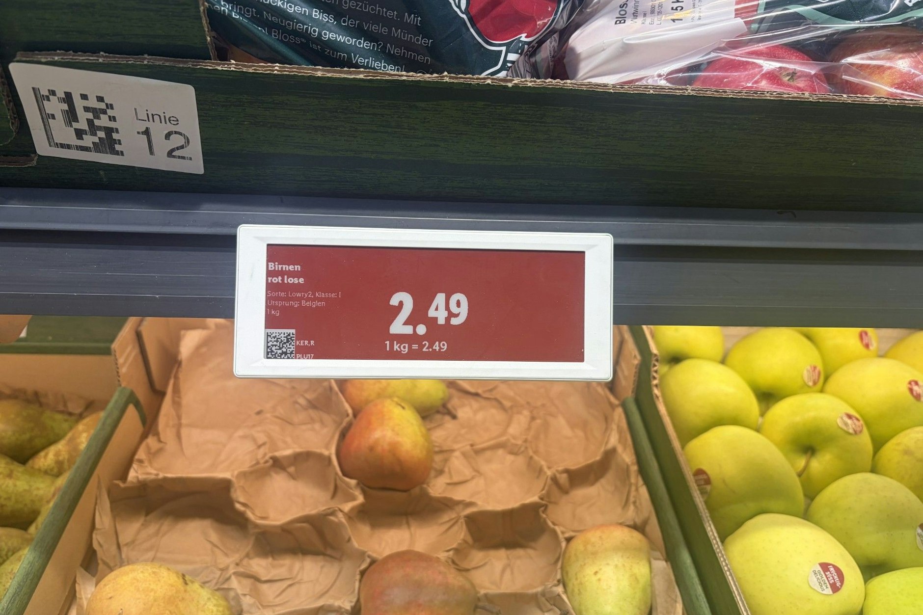 So sieht ein tatsächliches Angebot in einer Lidl-Filiale in Berlin aus.
