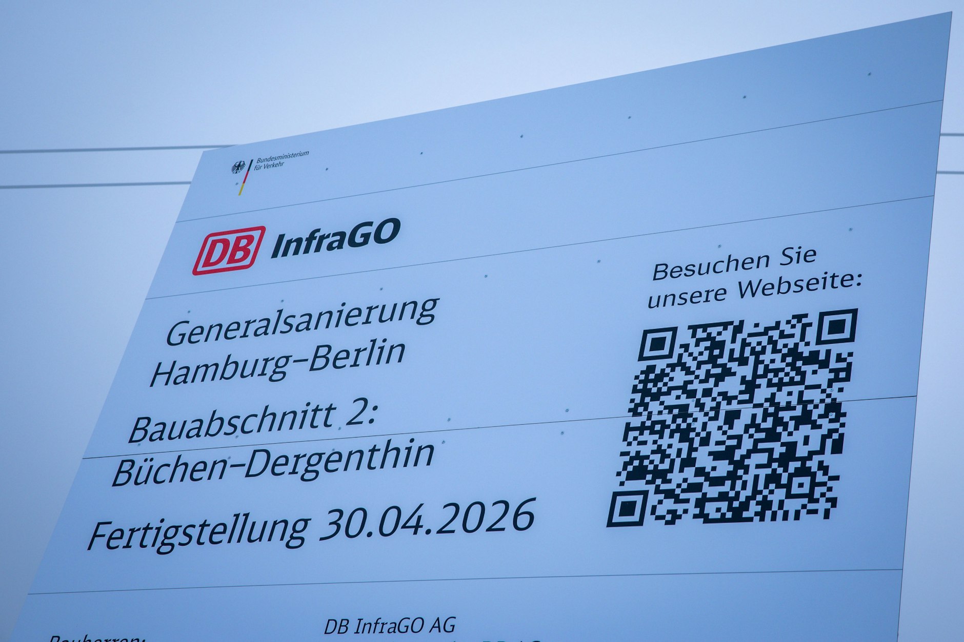 Ursprünglich sollte die Sanierung wie hier in Mecklenburg-Vorpommern am 30. April beendet sein.