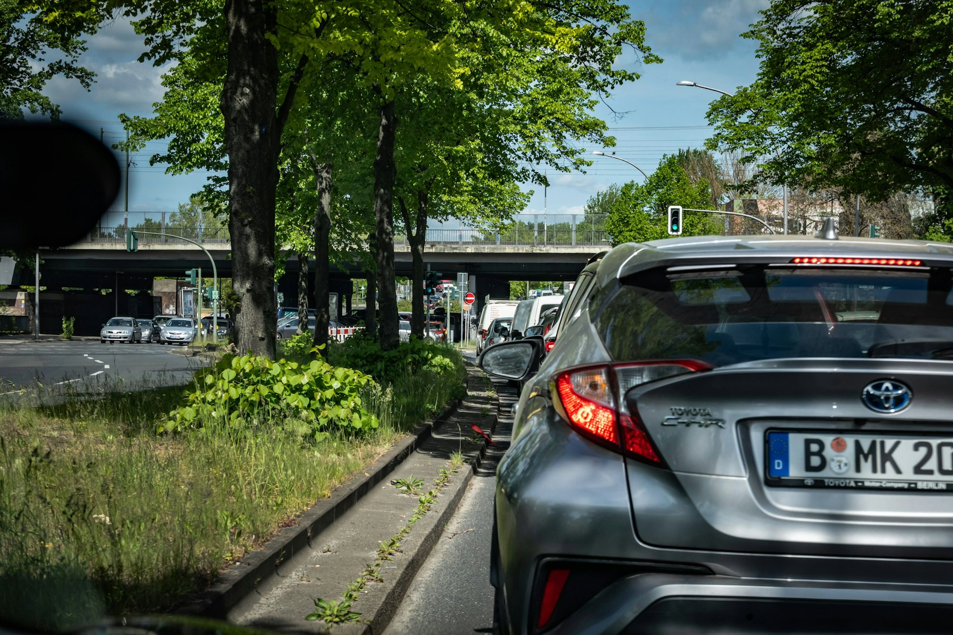 Der Tegeler Weg in Berlin. Hier müssen auch einige Bäume weichen.