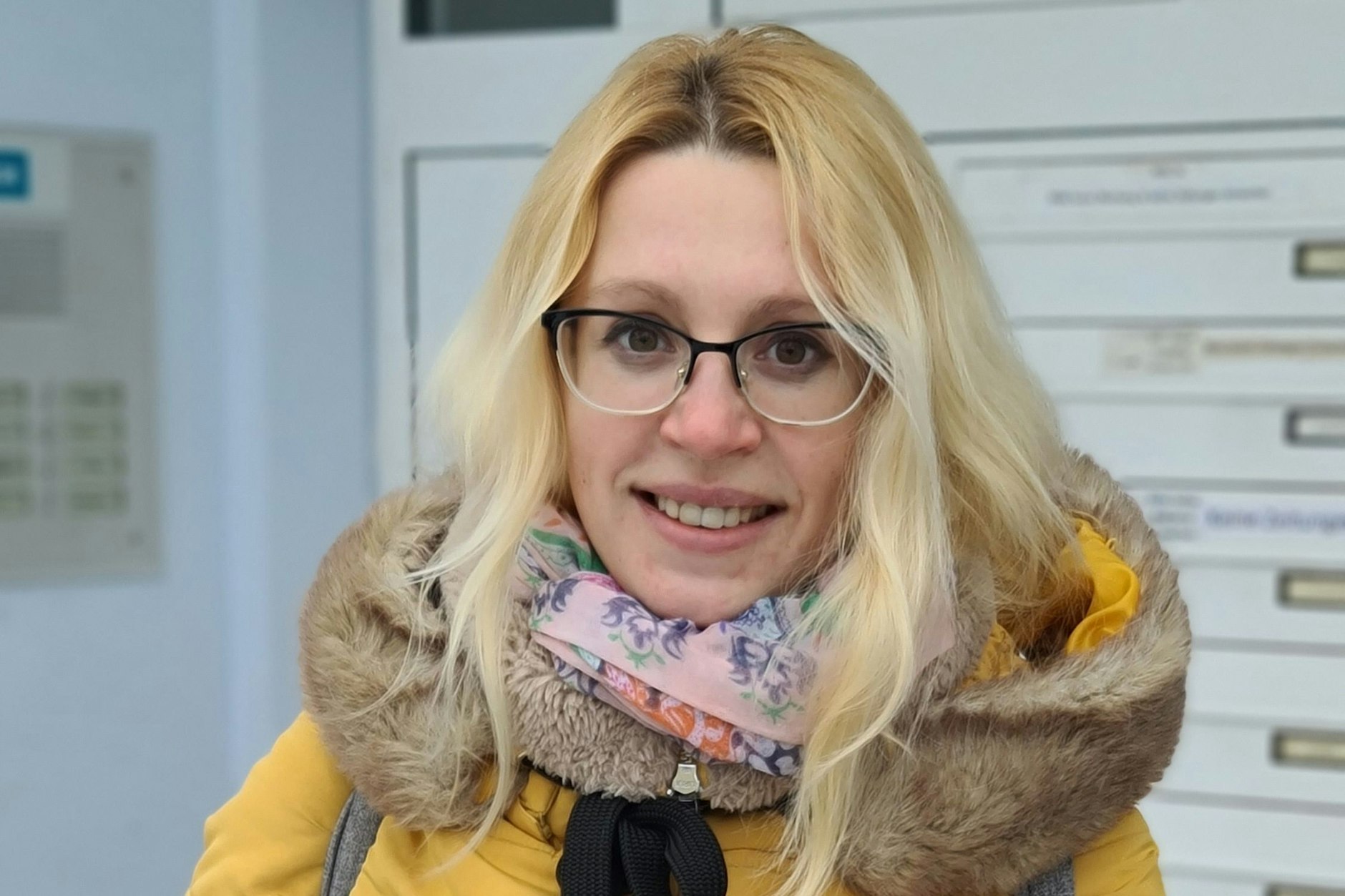 Die Lichtenberger CDU-Abgeordnete Lilia Usik setzt sich in Karlshorst für den Erhalt des Ilse-Kiezes ein.