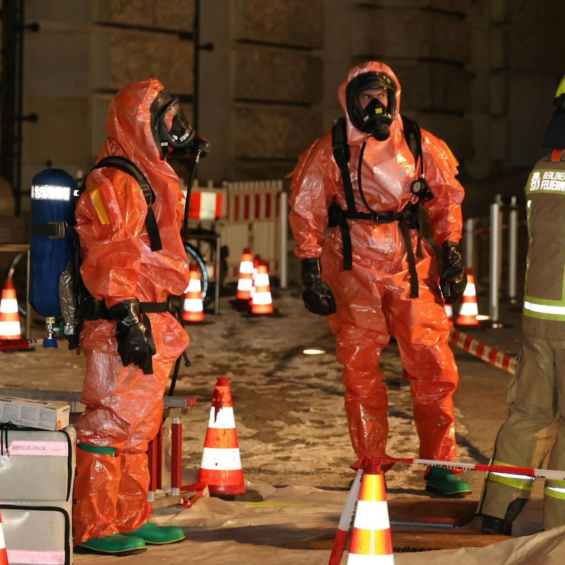 Gasalarm im Reichstag – Großeinsatz der Feuerwehr