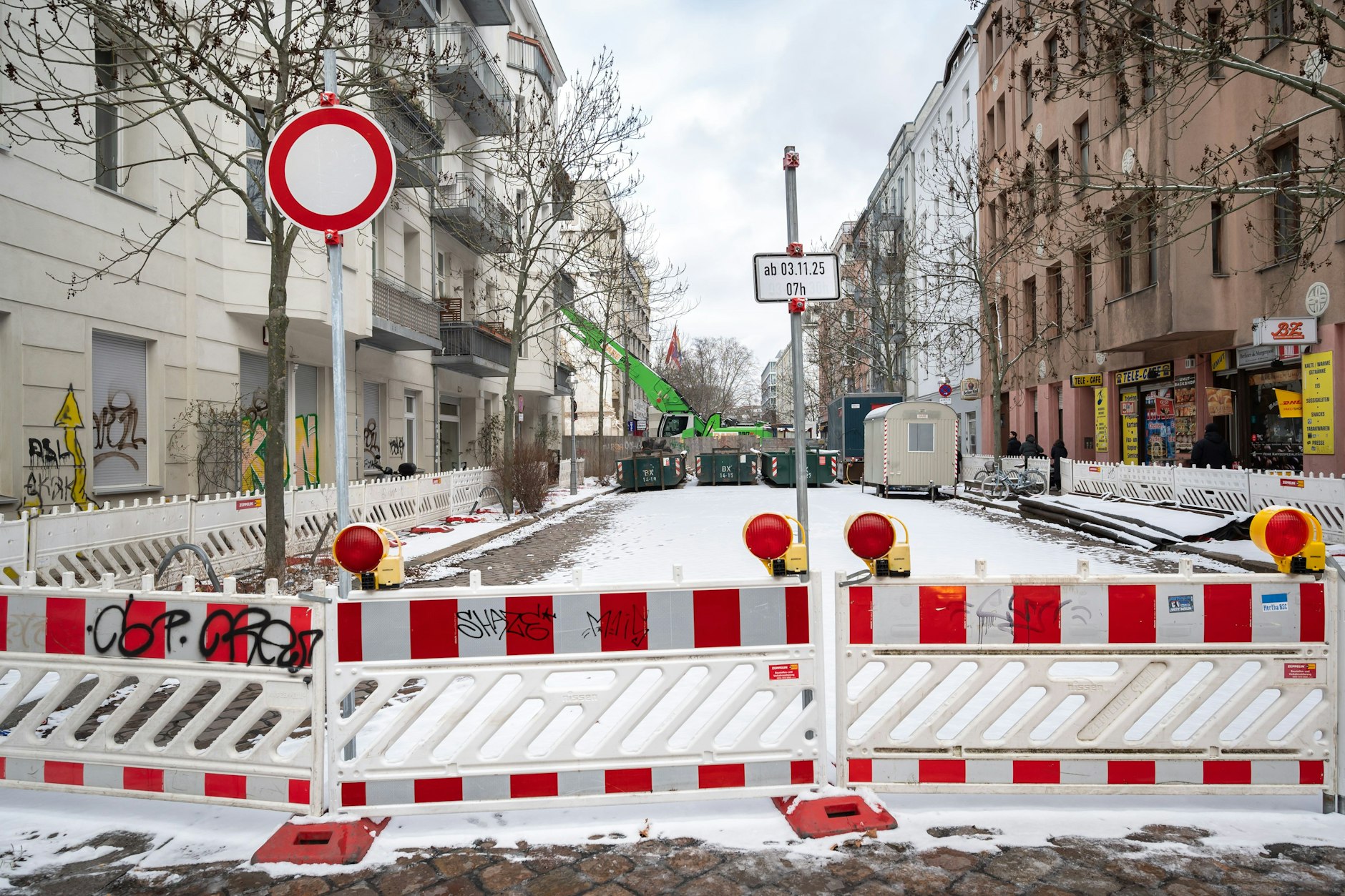 Die jahrelange Sperrung in Berlin-Wedding soll bald ein Ende haben.