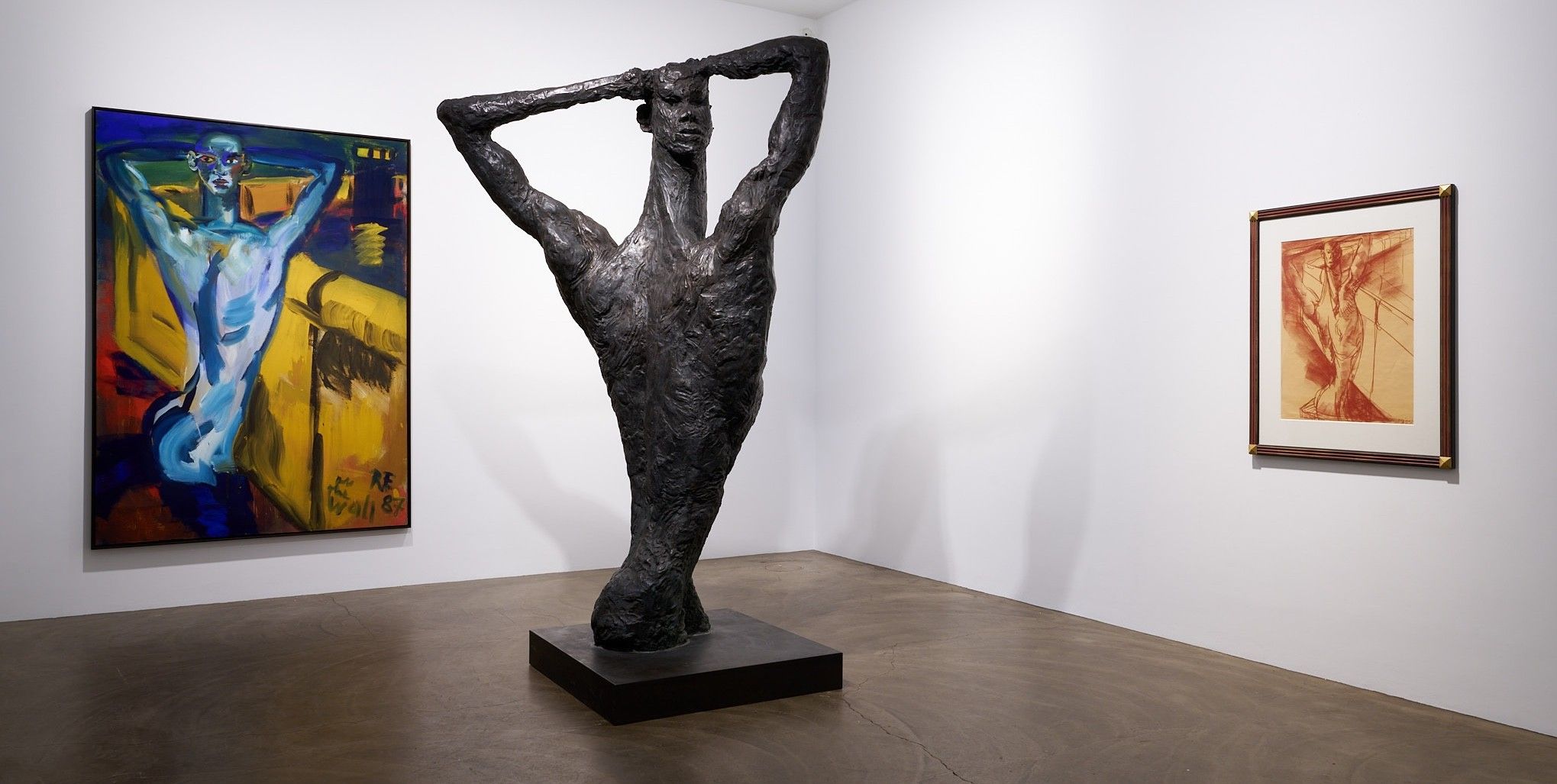 Image - „Nackt“ in der Galerie Deschler: Die rebellischen „Boys vom Moritzplatz“ und ihr Mal-Girl