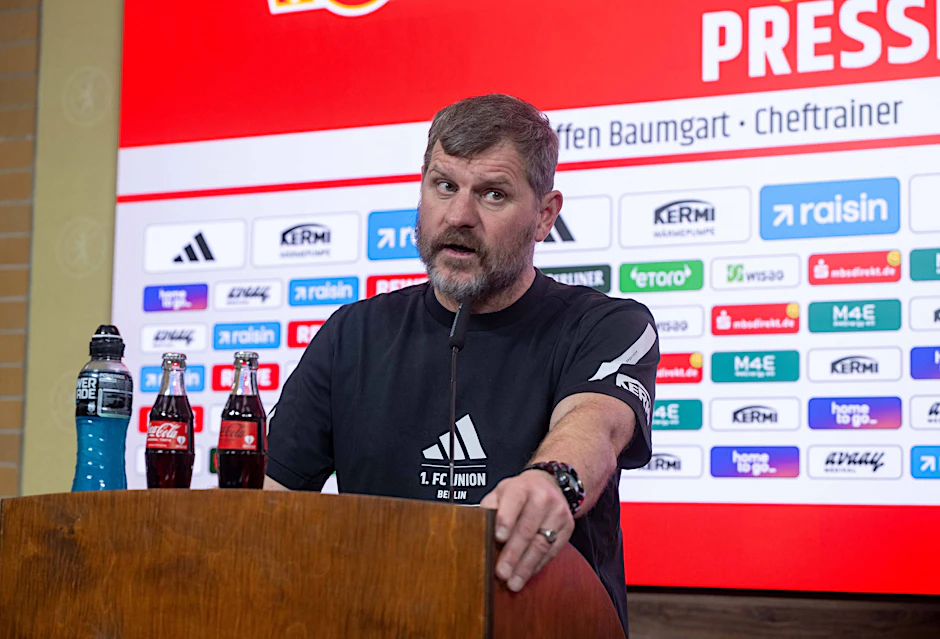 Union-Trainer Steffen Baumgart wartet noch immer auf den ersten Sieg im Jahr 2026. Sonnabend muss der Dreier gegen Topteam Bayer Leverkusen Leverkusen her.