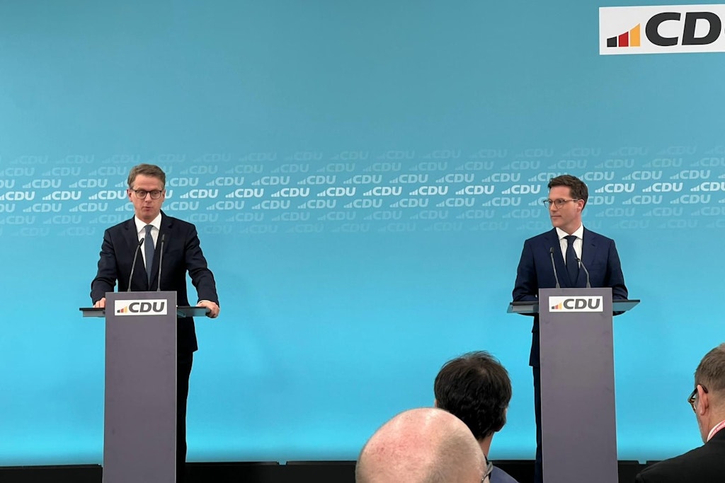 Große Bühne, große Worte: Kann Merz die CDU wirklich wieder einen?