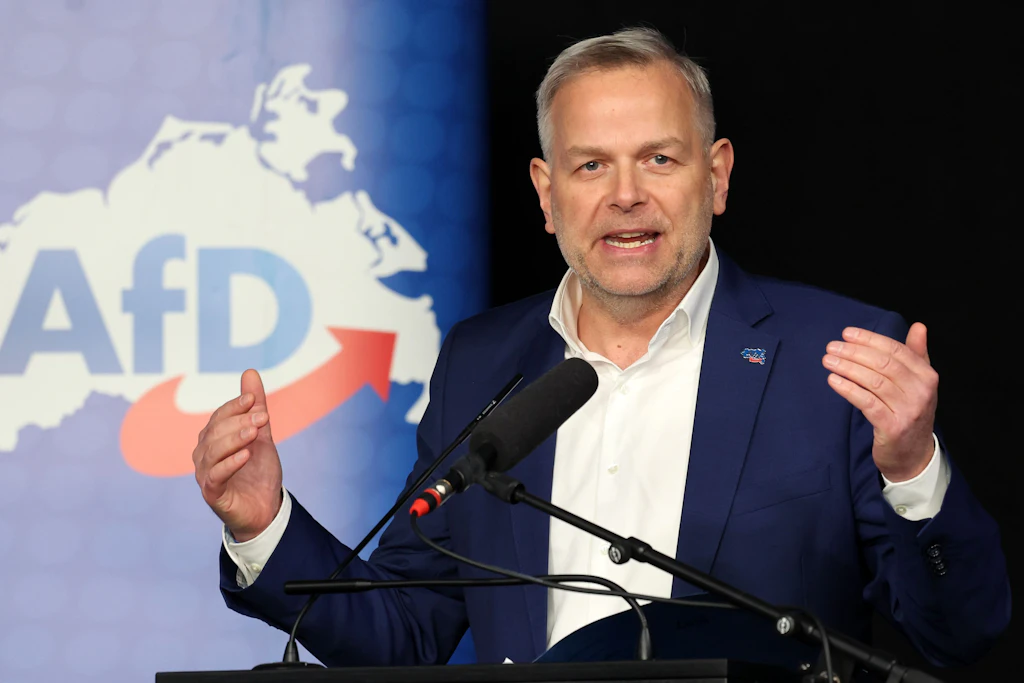 Leif-Erik Holm ist Ministerpräsidentenkandidat der AfD für die Landtagswahl in Mecklenburg-Vorpommern.