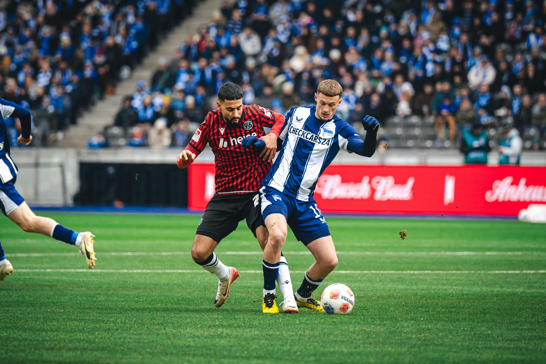 Michael Cuisance ist der Dauerrenner bei Hertha BSC (knapp 12 Kilometer pro Spiel). Doch gegen Hannover wirkte der Franzose müde.