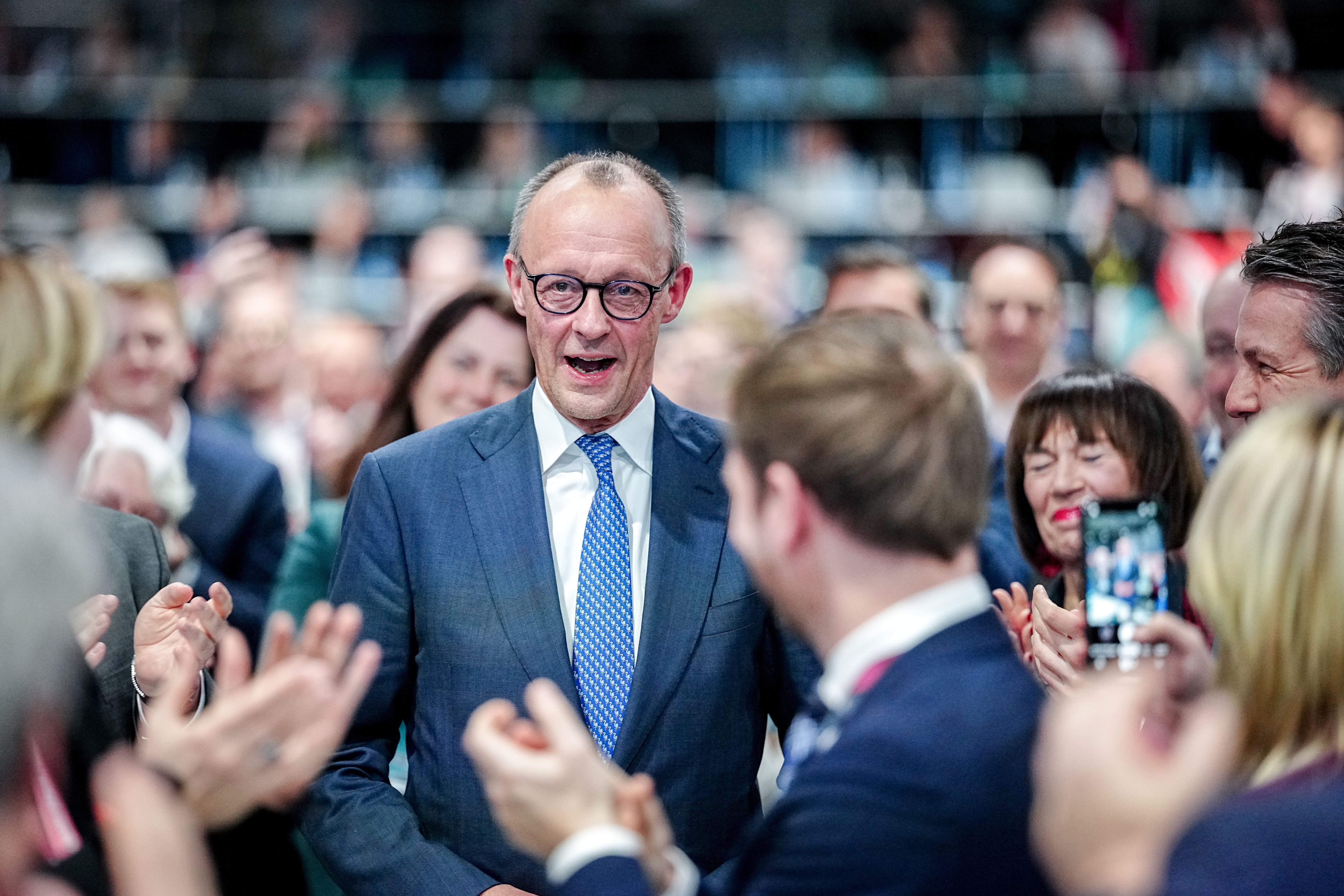 CDU-Parteitag: Merz als Parteivorsitzender wiedergewählt