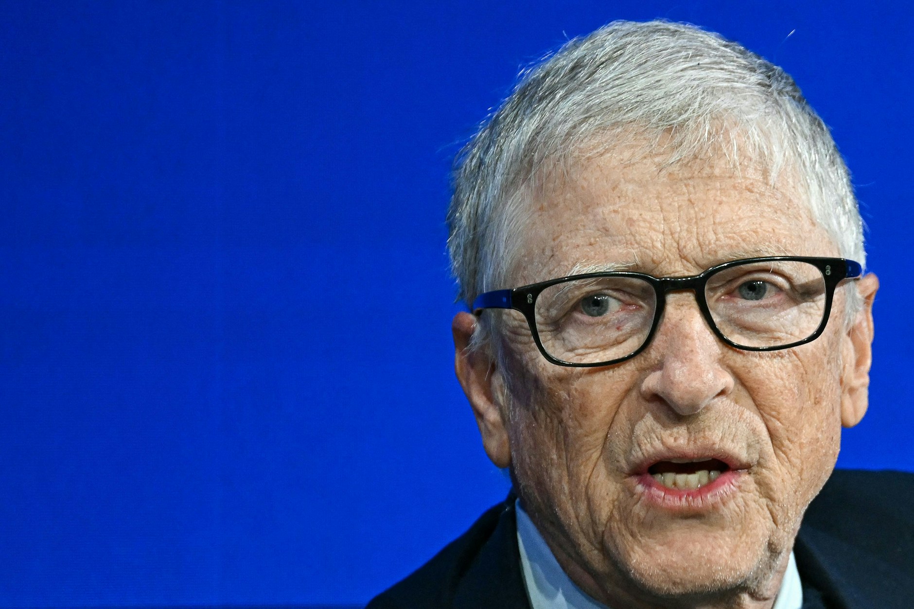 Bill Gates beim Weltwirtschfatsforum in Davos