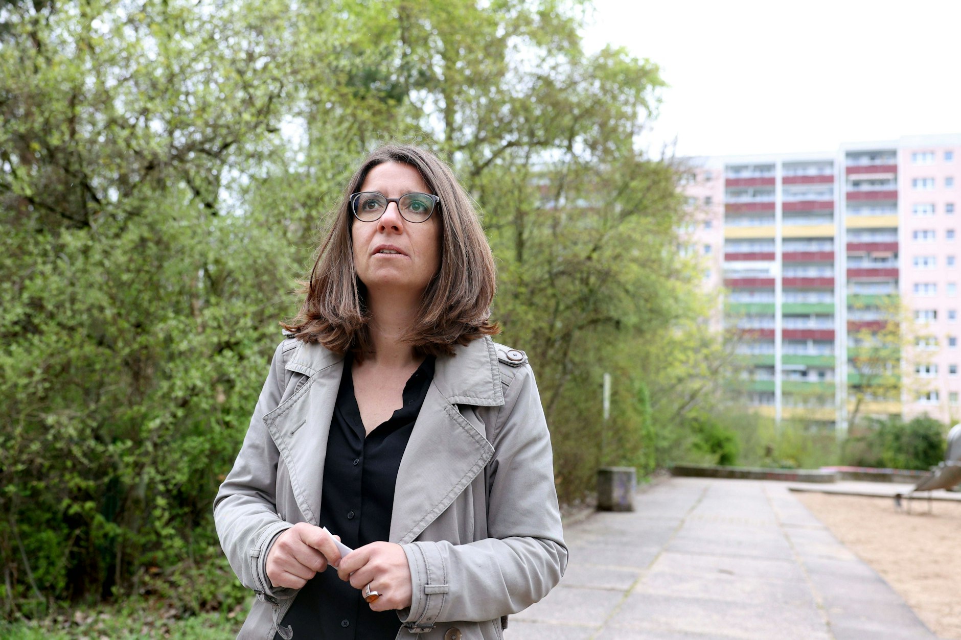 Nadja Zivkovic, Bürgermeisterin von Marzahn-Hellersdorf, verspricht sommerlichen Badespaß.