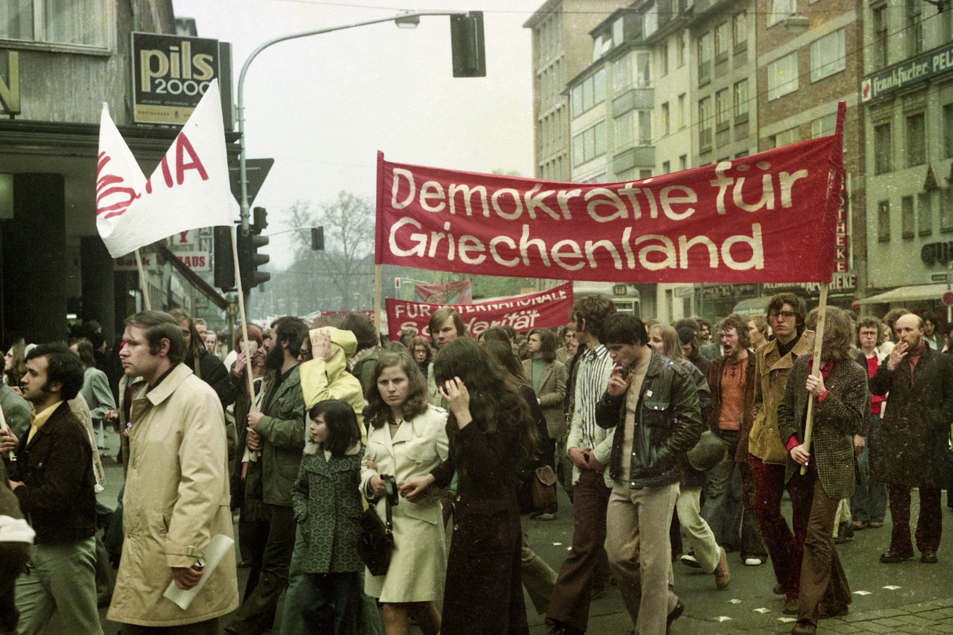 Proteste im Ruhrgebiet gegen die griechische Militärjunta, 1970er-Jahre