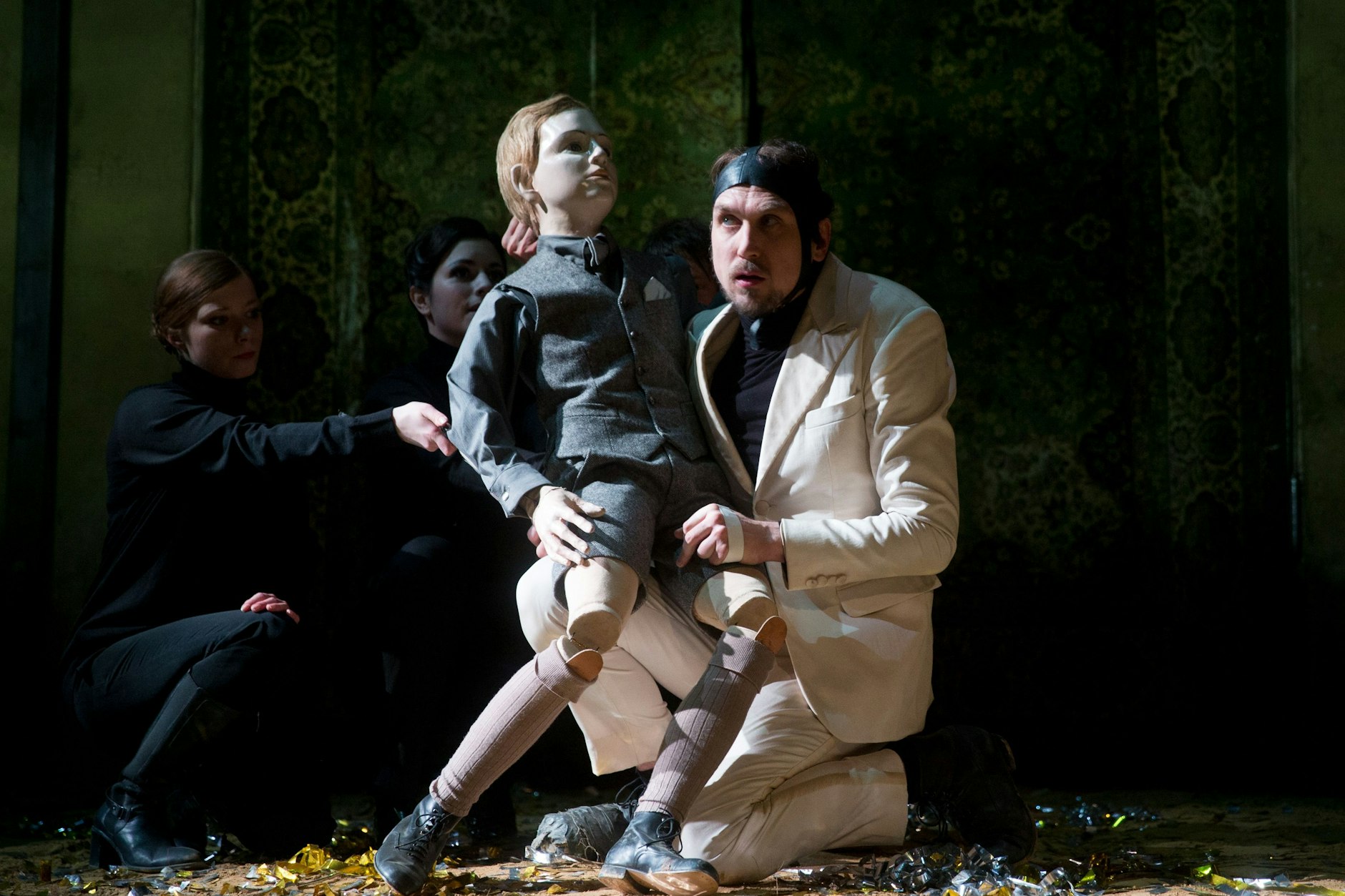 Der Schauspieler Lars Eidinger bei einer Fotoprobe als Richard III.