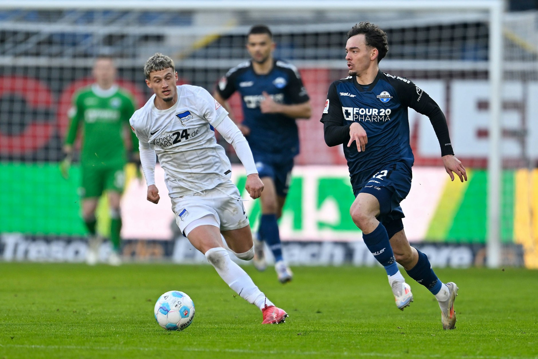 Vor 13 Monaten gewann Hertha BSC 2:1 in Paderborn. Michal Cuisance schoss den Siegtreffer.