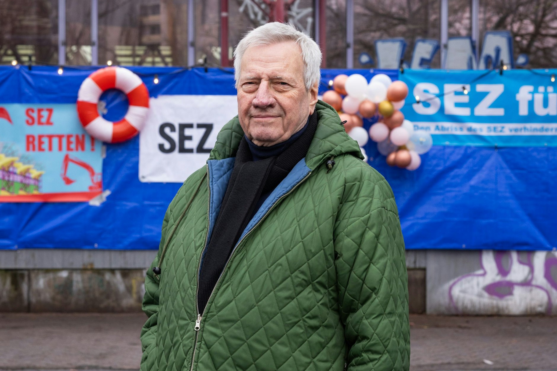 Günter Reiss ist einer der Architekten des SEZ.