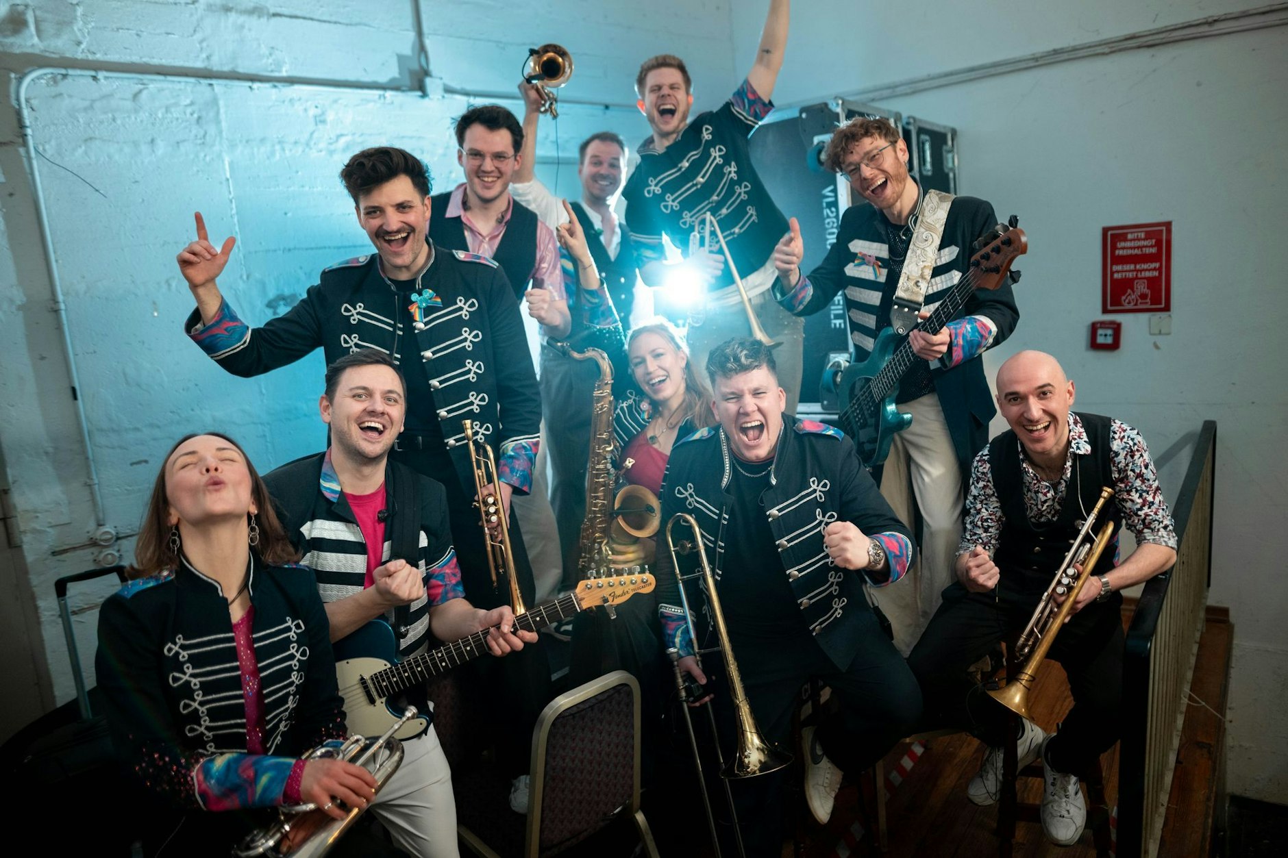 Die Band Druckluft steckt hinter dem Mega-Hit Karnevalsmaus, der es nun auf den ersten Platz der Single-Charts in Deutschland geschafft hat.