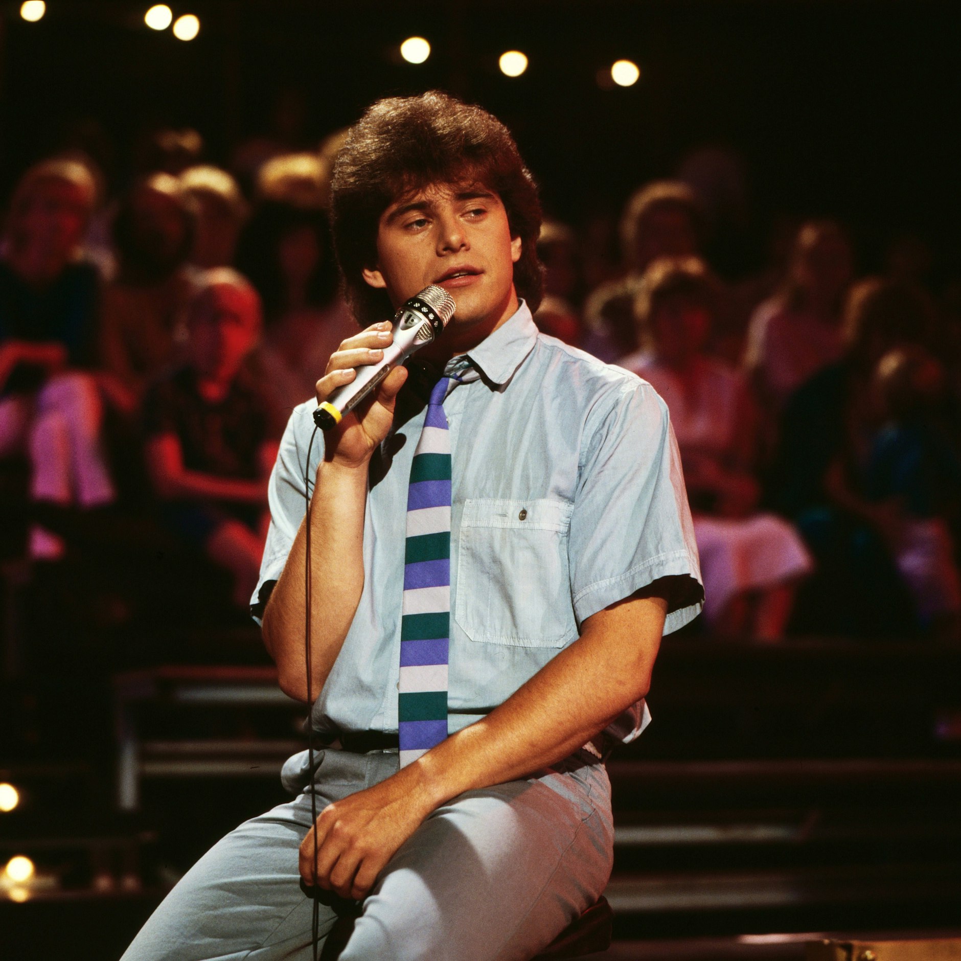 Andy Borg bei einem Auftritt in der ZDF Hitparade im Jahr 1982.