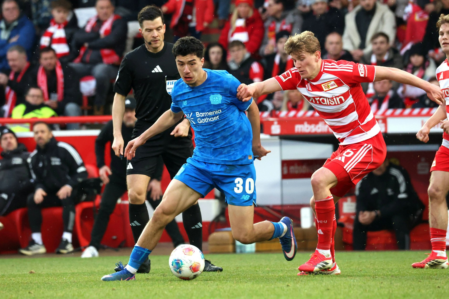 Aljoscha Kemlein und der 1. FC Union Berlin ärgern Bayer Leverkusen mit Ex-Herthaner Ibrahim Maza.
