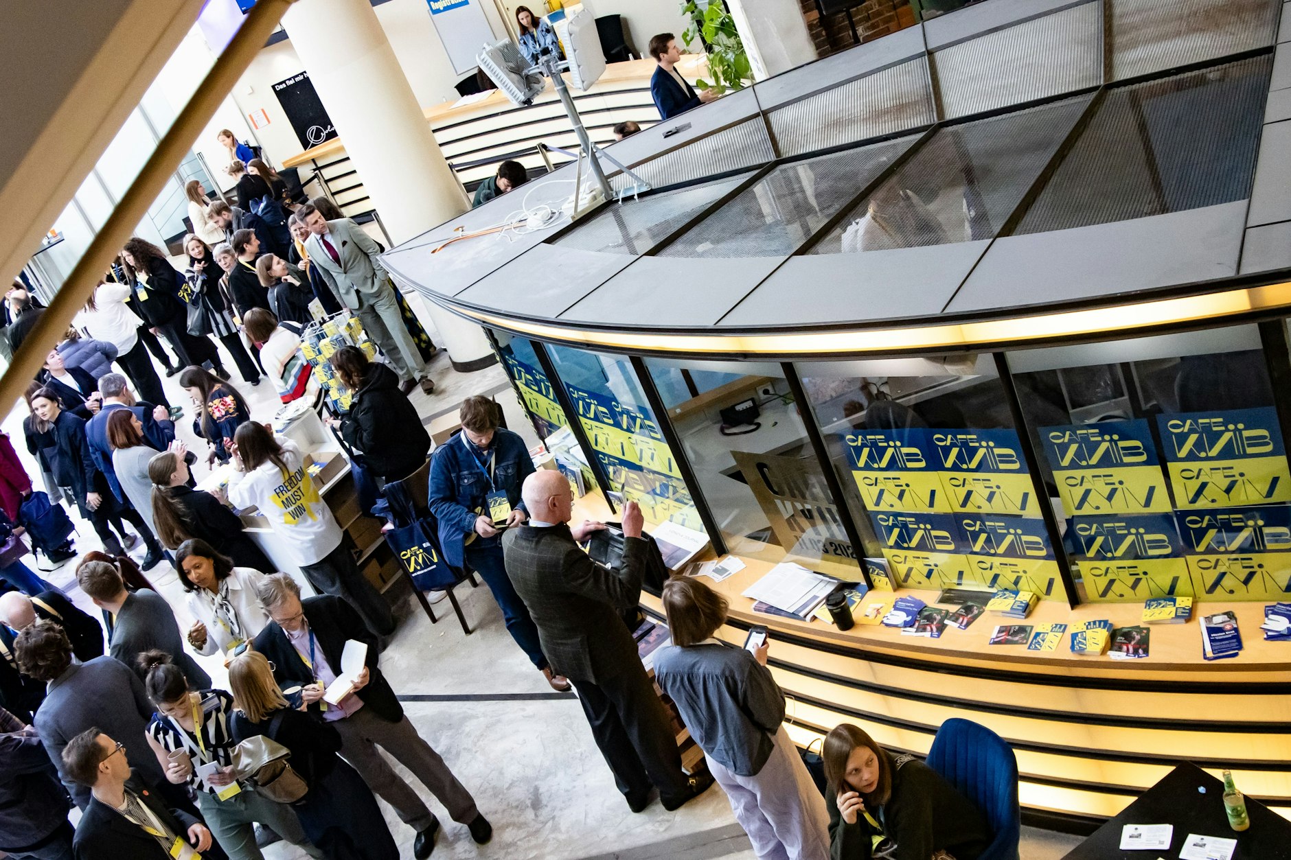 Teilnehmer der Cafe Kyiv-Konferenz im vergangenen Jahr.