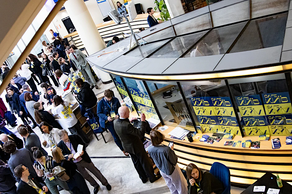 Teilnehmer der Cafe Kyiv-Konferenz im vergangenen Jahr.