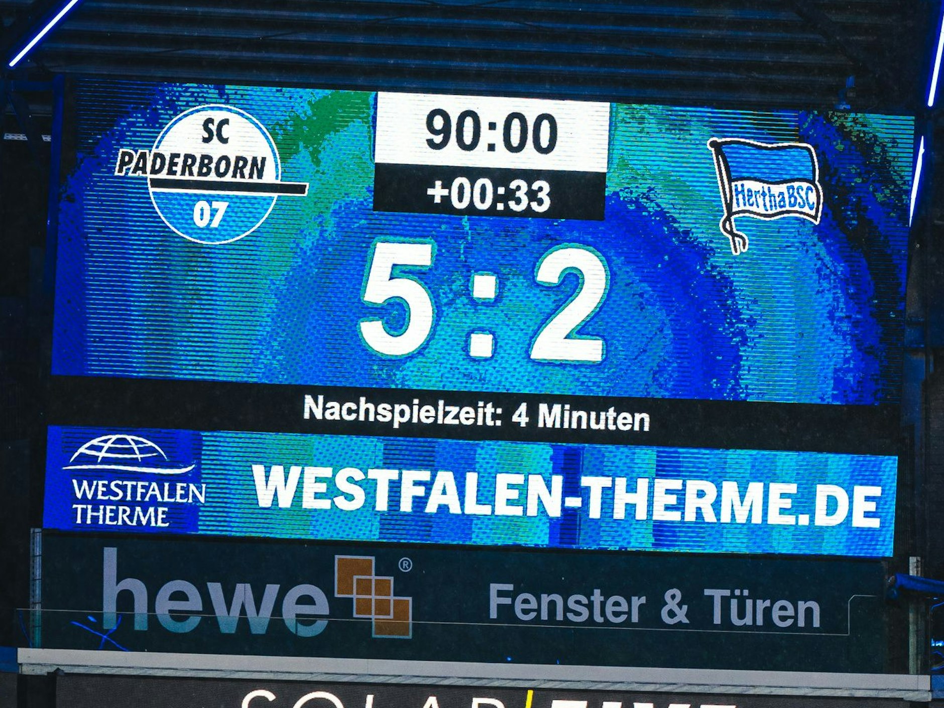 So sieht Blamage aus: Hertha verlor 2:5 beim SC Paderborn.