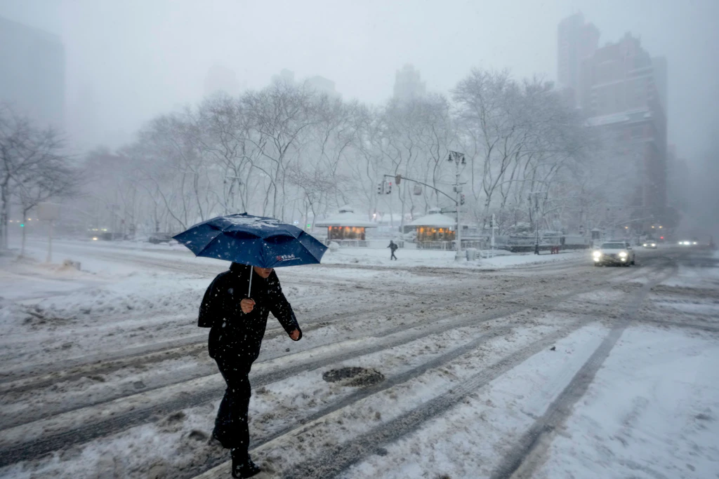 Starker Schneesturm legt den Nordosten der USA lahm