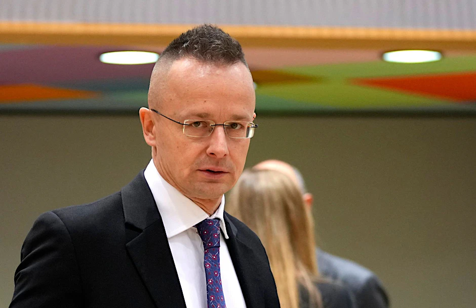 Peter Szijjarto, Außenminister von Ungarn, will heute nicht für weitere Russlandsanktionen stimmen
