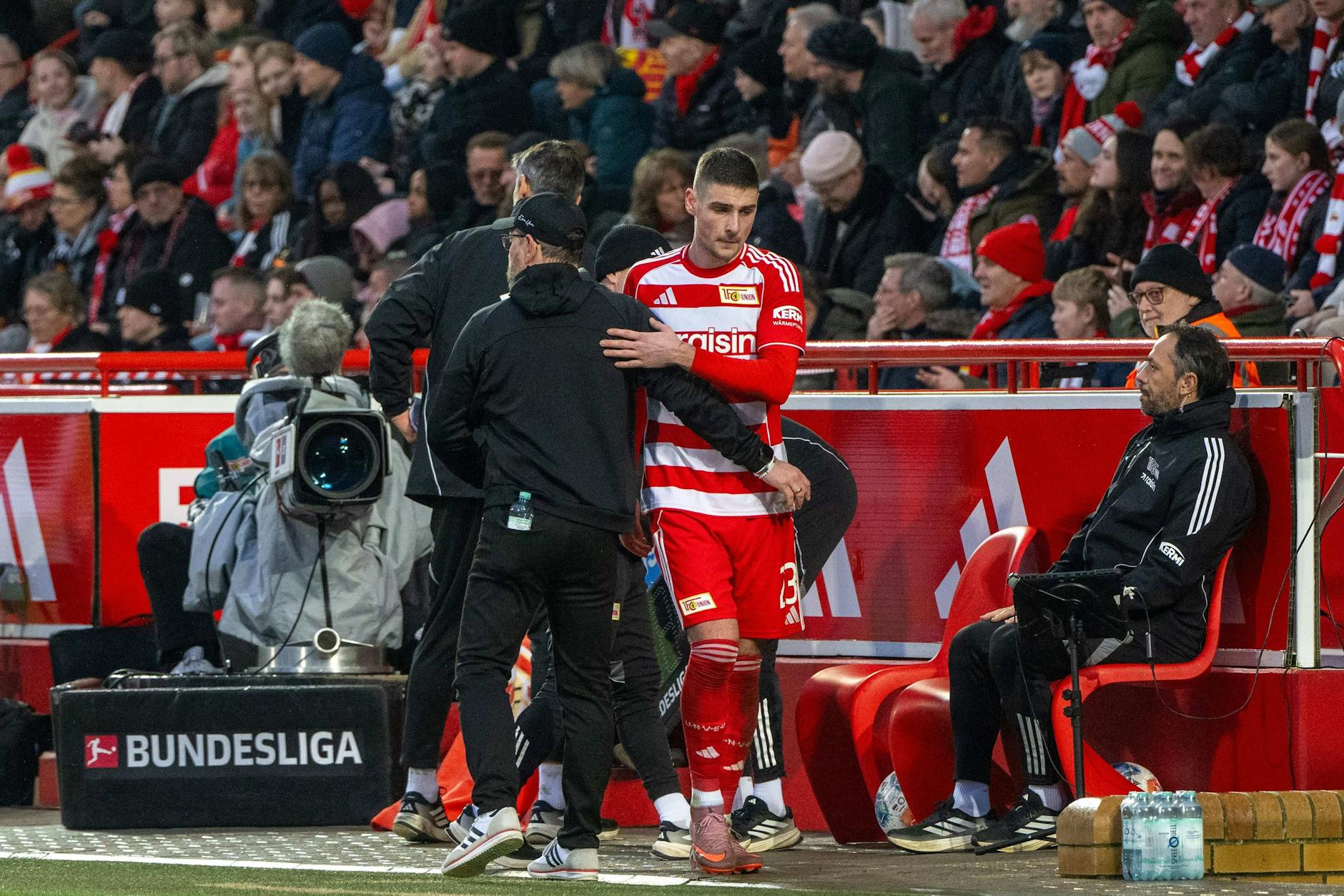 Stürmer Andrej Ilic steht dem 1. FC Union Berlin bei Borussia Mönchengladbach nicht zur Verfügung.