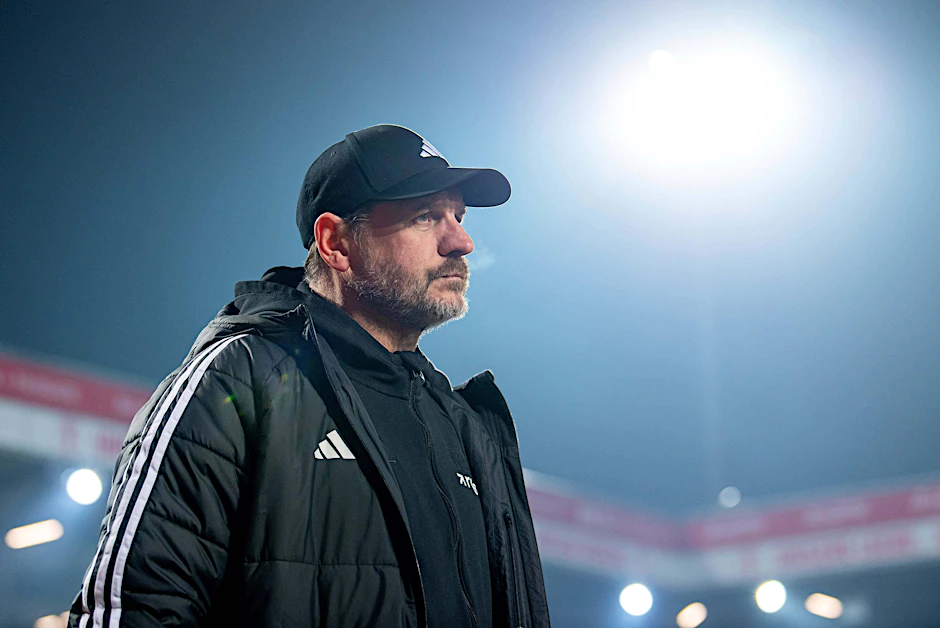 Eiserner Heiligenschein: Trainer Steffen Baumgart gewinnt mit dem 1. FC Union Berlin immer, wenn die Luft in Köpenick dünn wird.