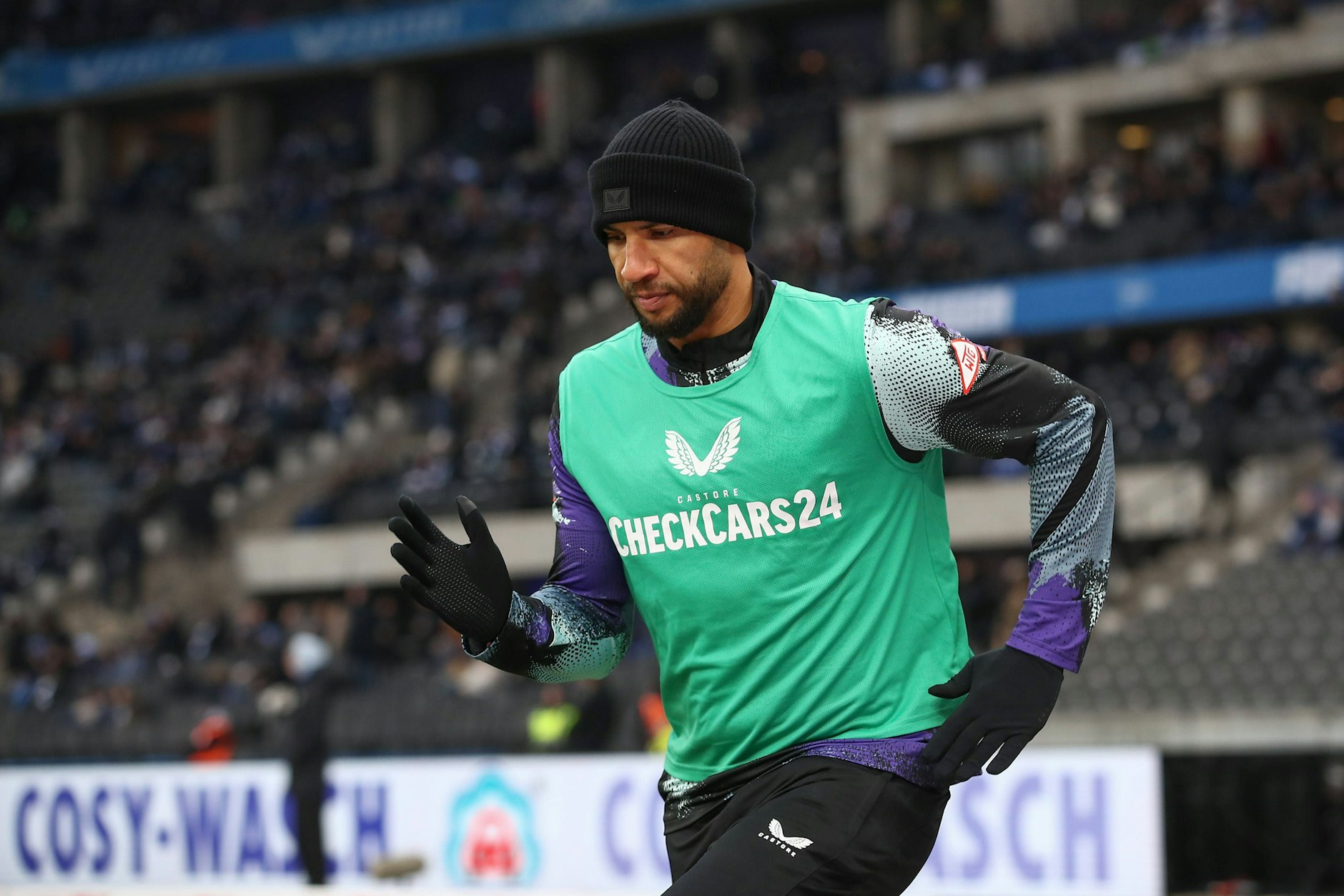 Jay Brooks hat noch nicht ein Pflichtspiel für Hertha absolviert. Nach langer Verletzungspause ist er jetzt zumindest im Kader.