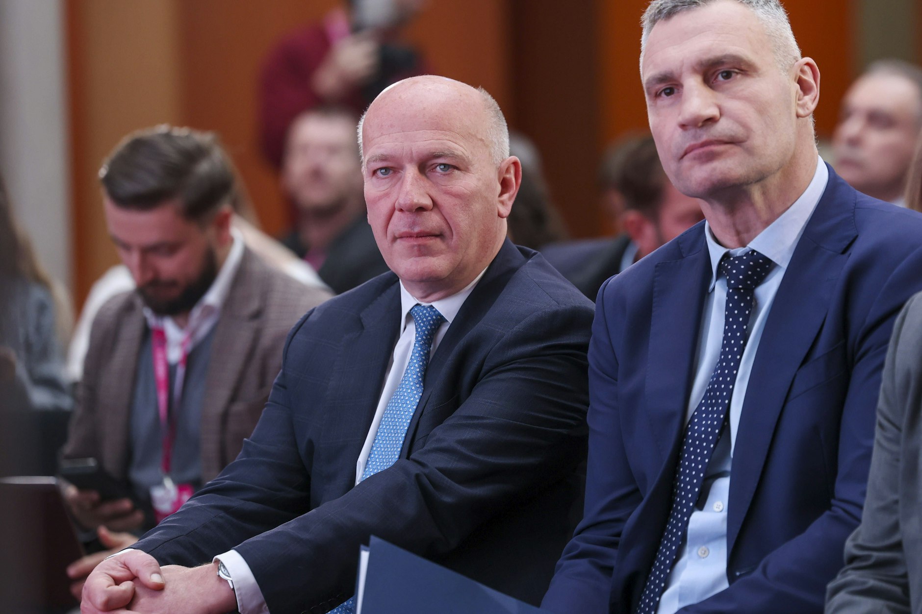 Vitali Klitschko und Kai Wegner beim Kyiv Investment Forum in Berlin im November 2025