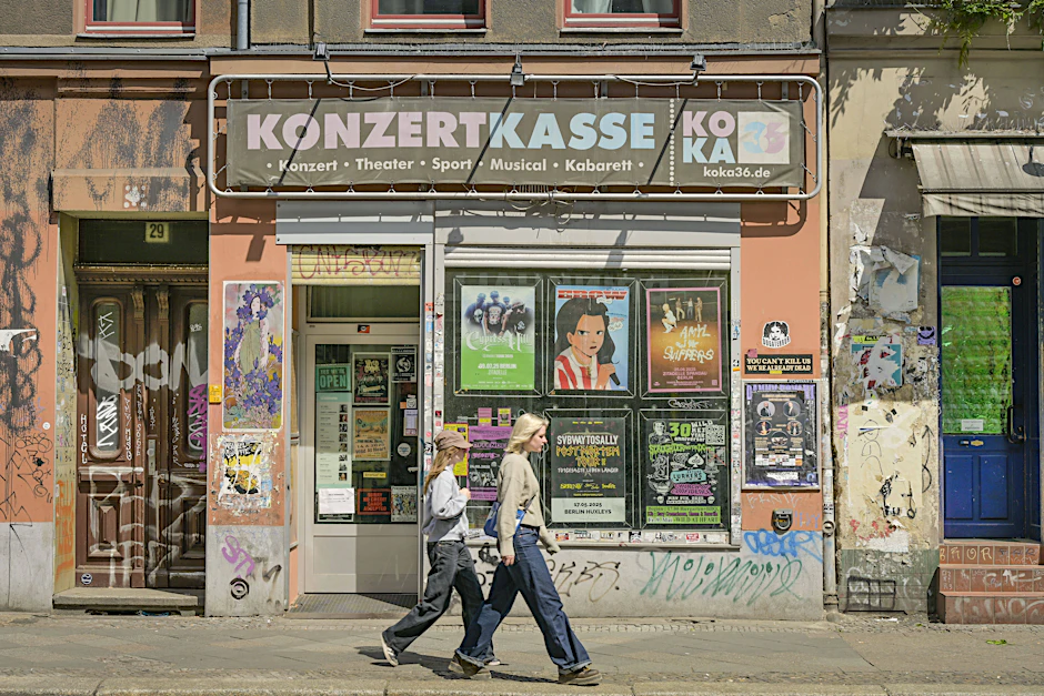Die legendäre Kreuzberger Konzertkasse 36 in der Oranienstraße