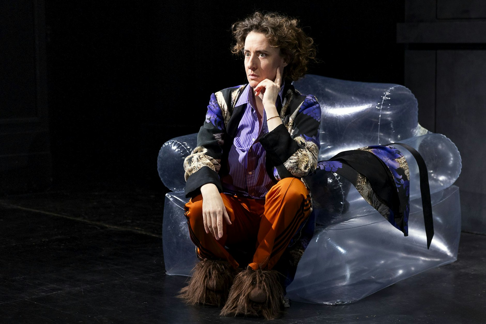 Marren Eggert in „Der erste fiese Typ“
nach dem Roman von Miranda July im Deutschen Theater (Kammerspiele)