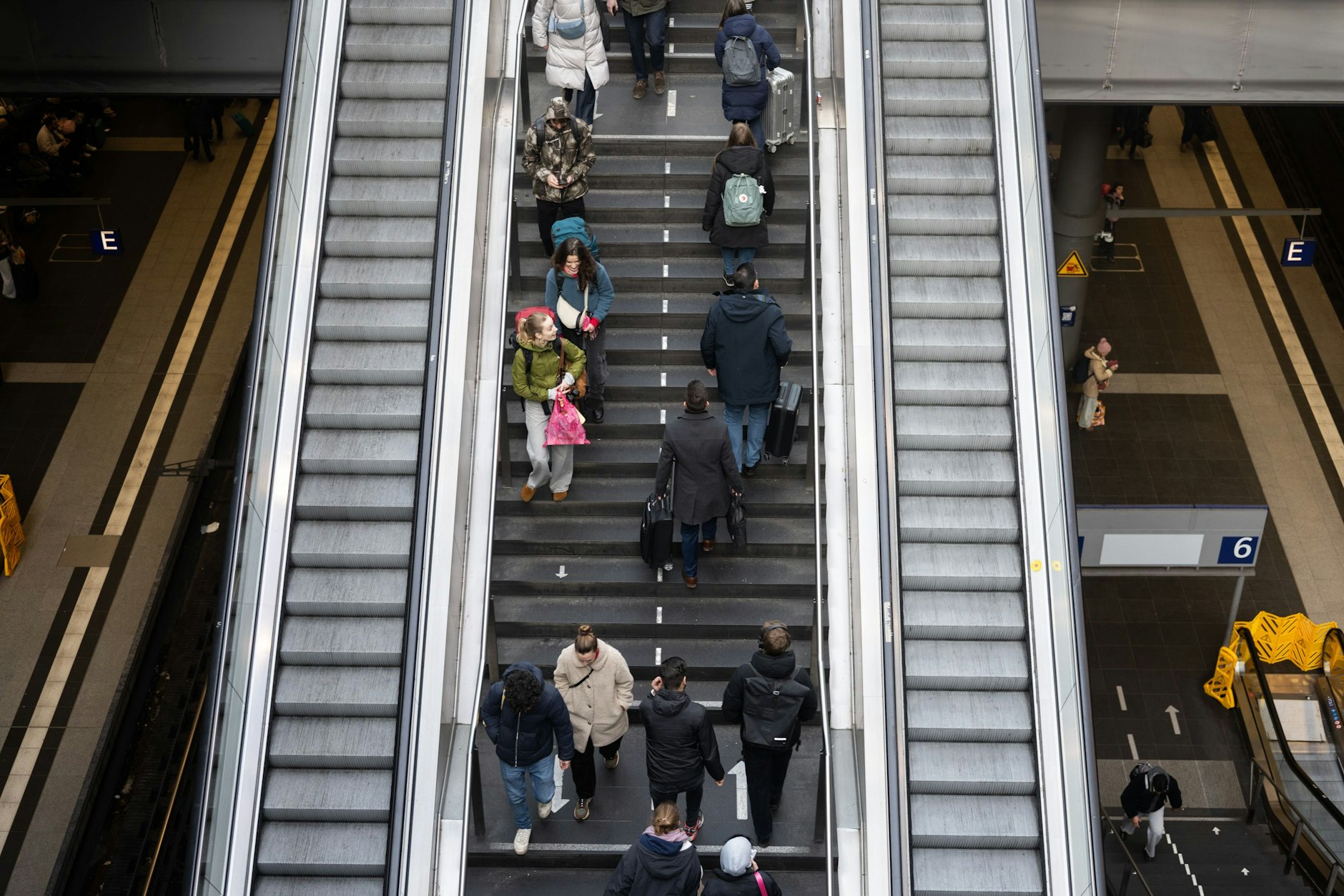 Kaputte Rolltreppen am Berliner Hauptbahnhof