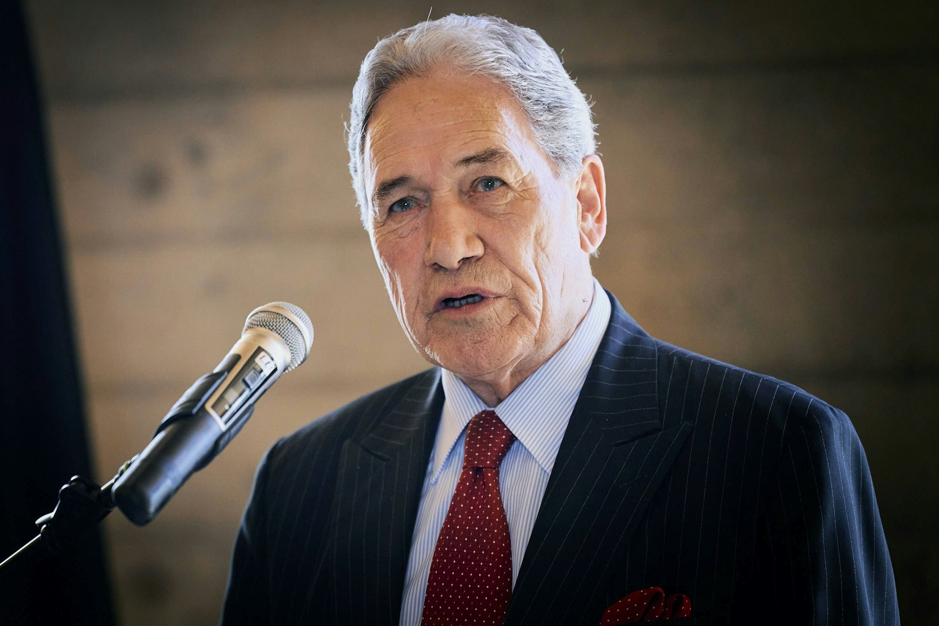 Der Außenminister von Neuseeland, Winston Peters