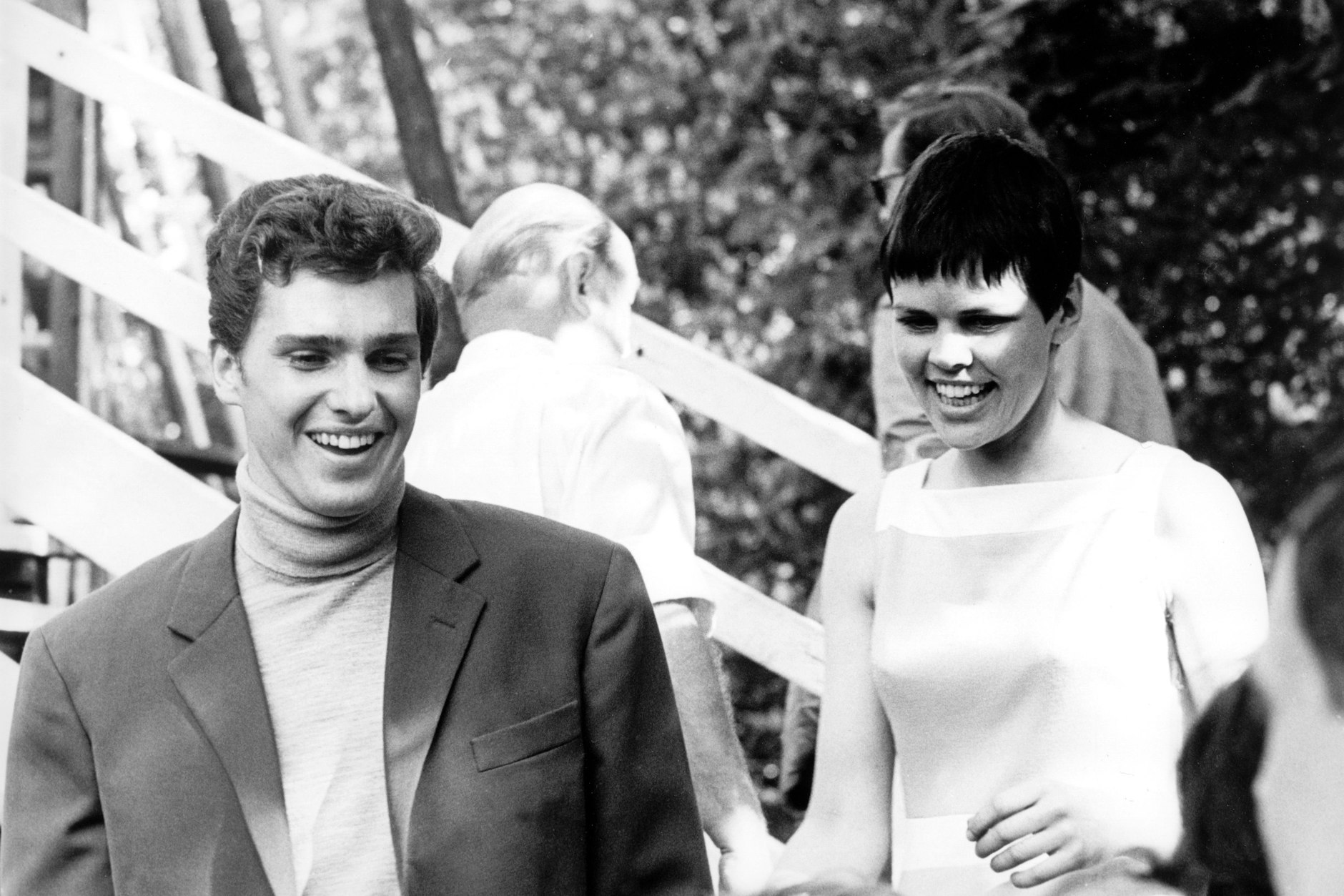 Das Schlager-Traumpaar der DDR, Frank Schöbel und Chris Doerk, aufgenommen zu Pfingsten im Mai 1967 in Karl-Marx-Stadt.