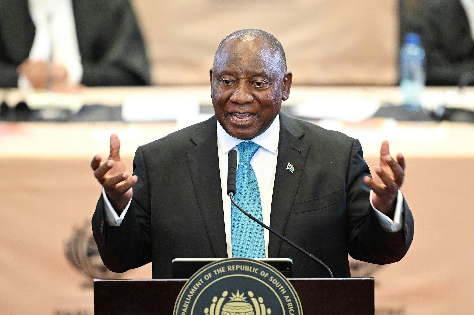 Der südafrikanische Präsident Cyril Ramaphosa